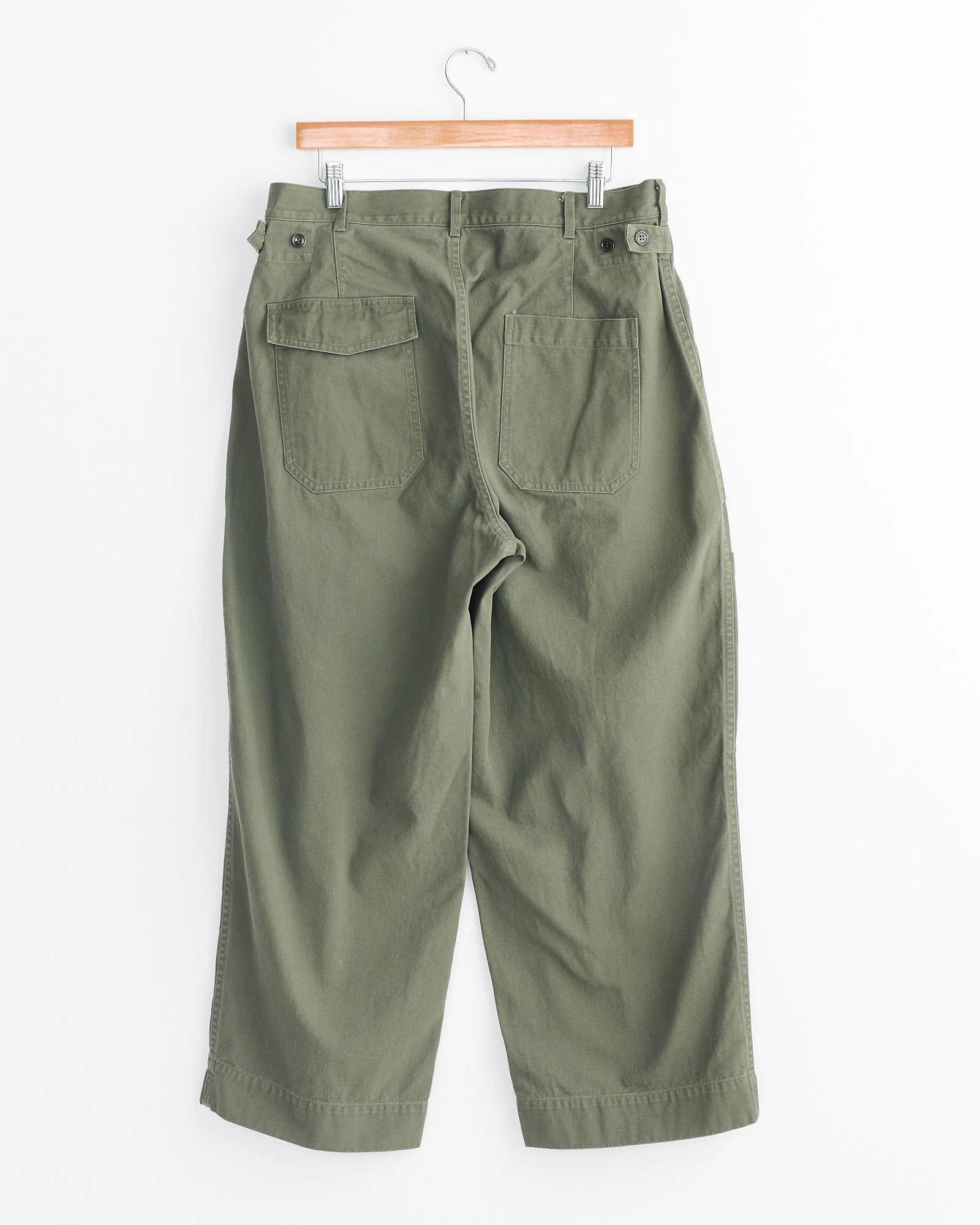 USAF Hemmed Bottoms in Olive - Image 3