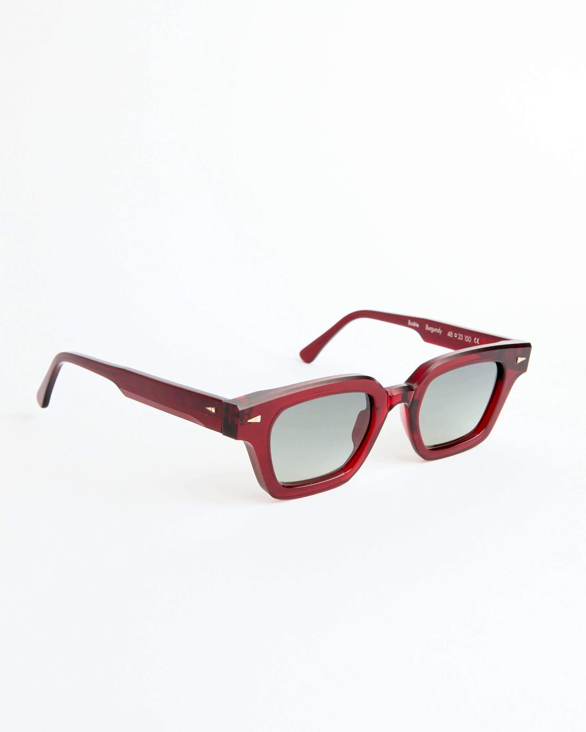 Boetie Limited Edition Sunglasses in Burgundy/Green Gradient ­ - Image 2