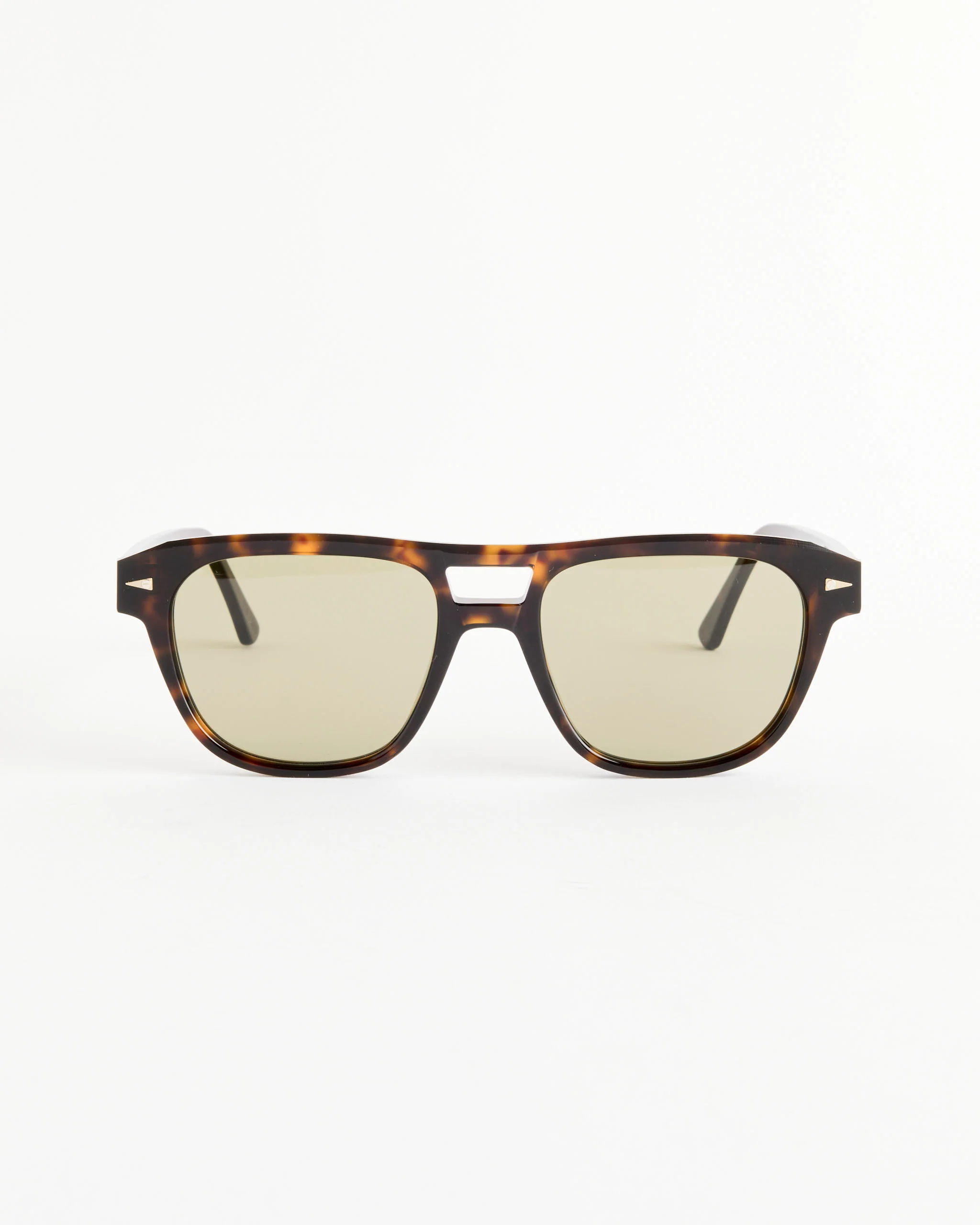 États-Unis Sunglasses in Dark Turtle/Khaki Light