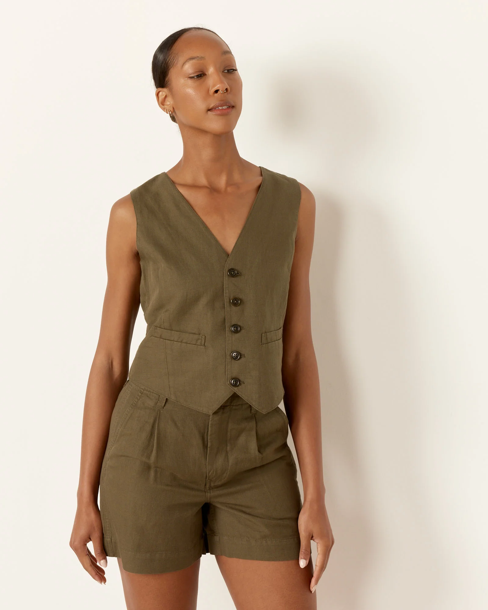 Kam Vest in Puglia Olive - Image 3