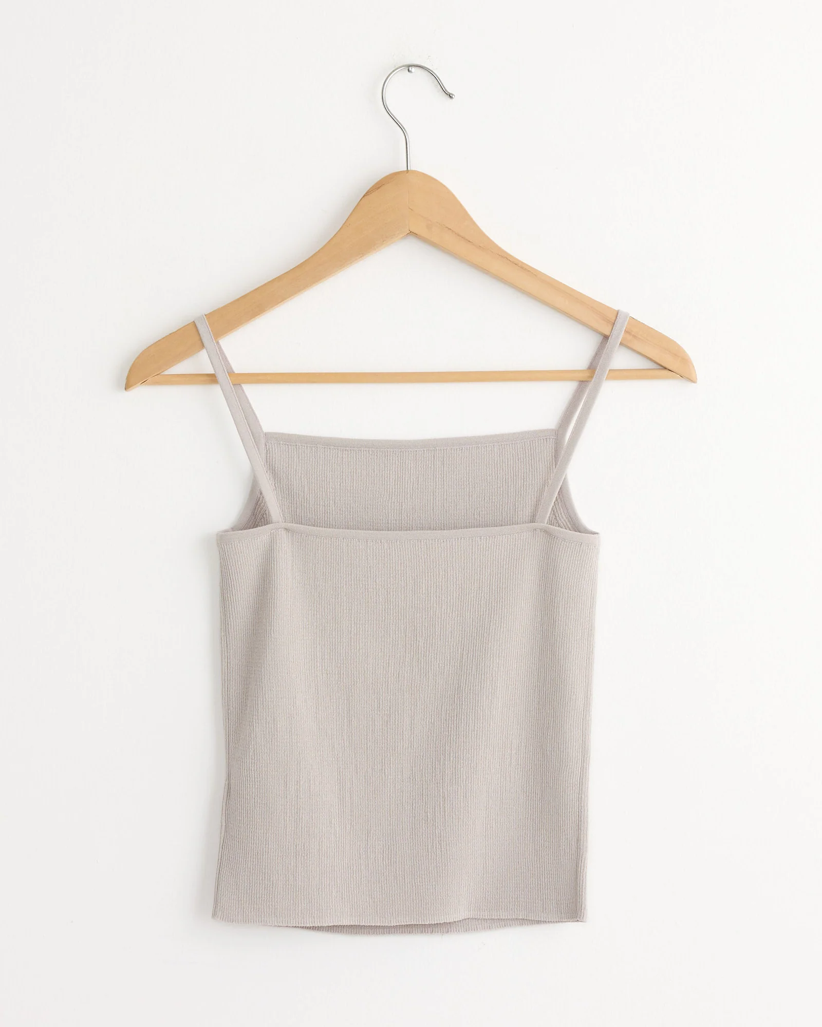 Knit Sleeveless Top in Grey - Image 3