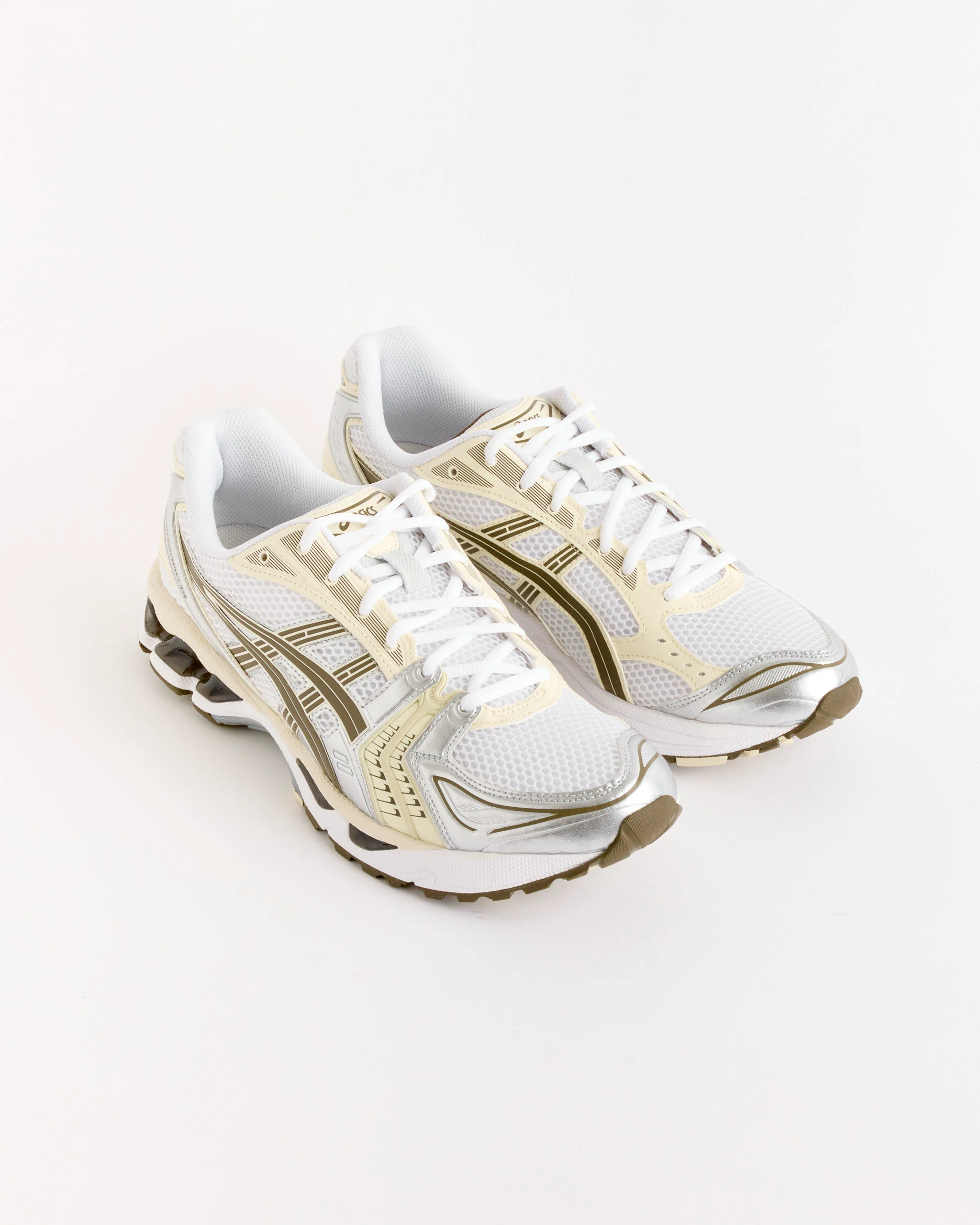 Gel Kayano 14 in White/Ivory - Image 2