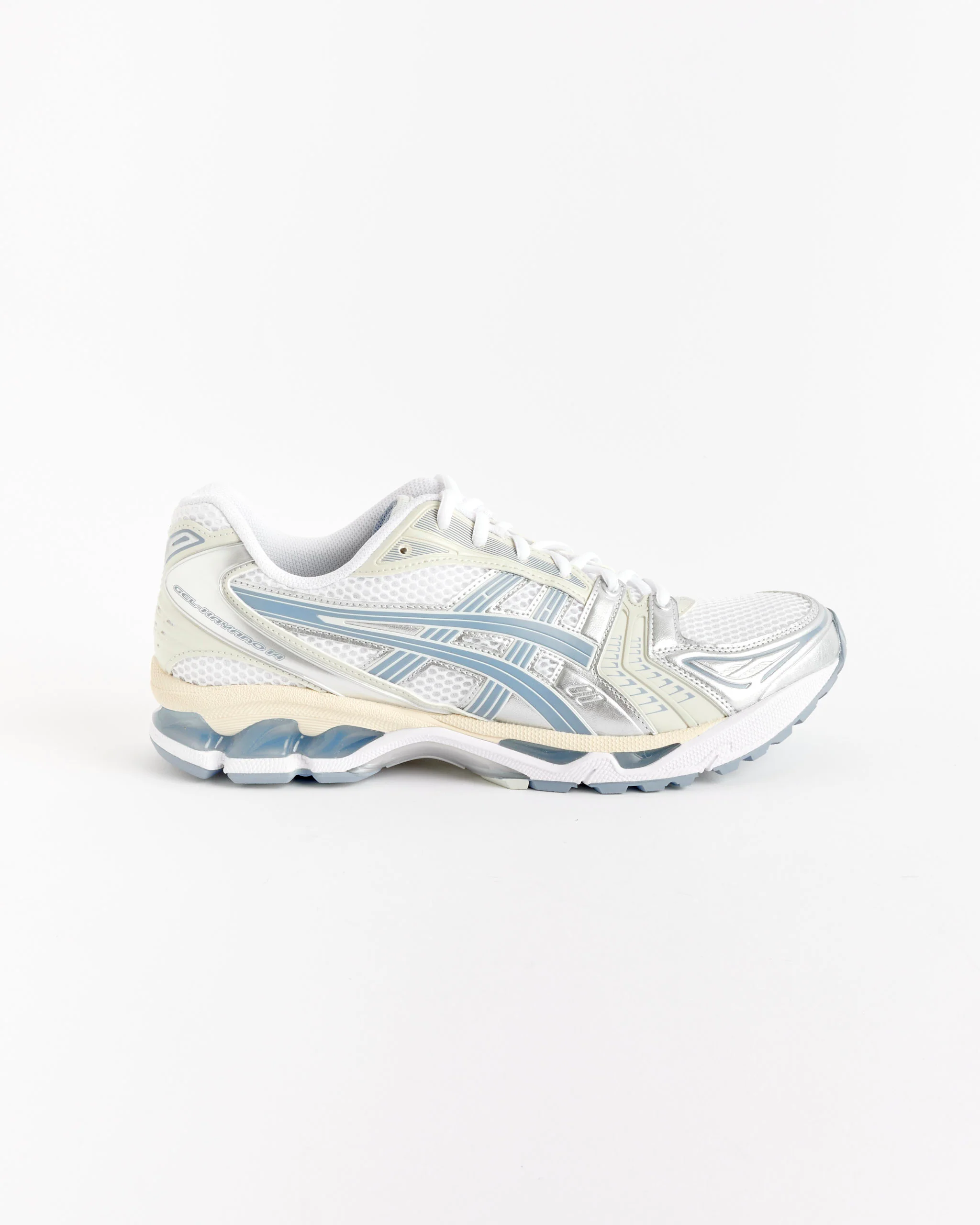 Gel Kayano 14 in White/Light Navy