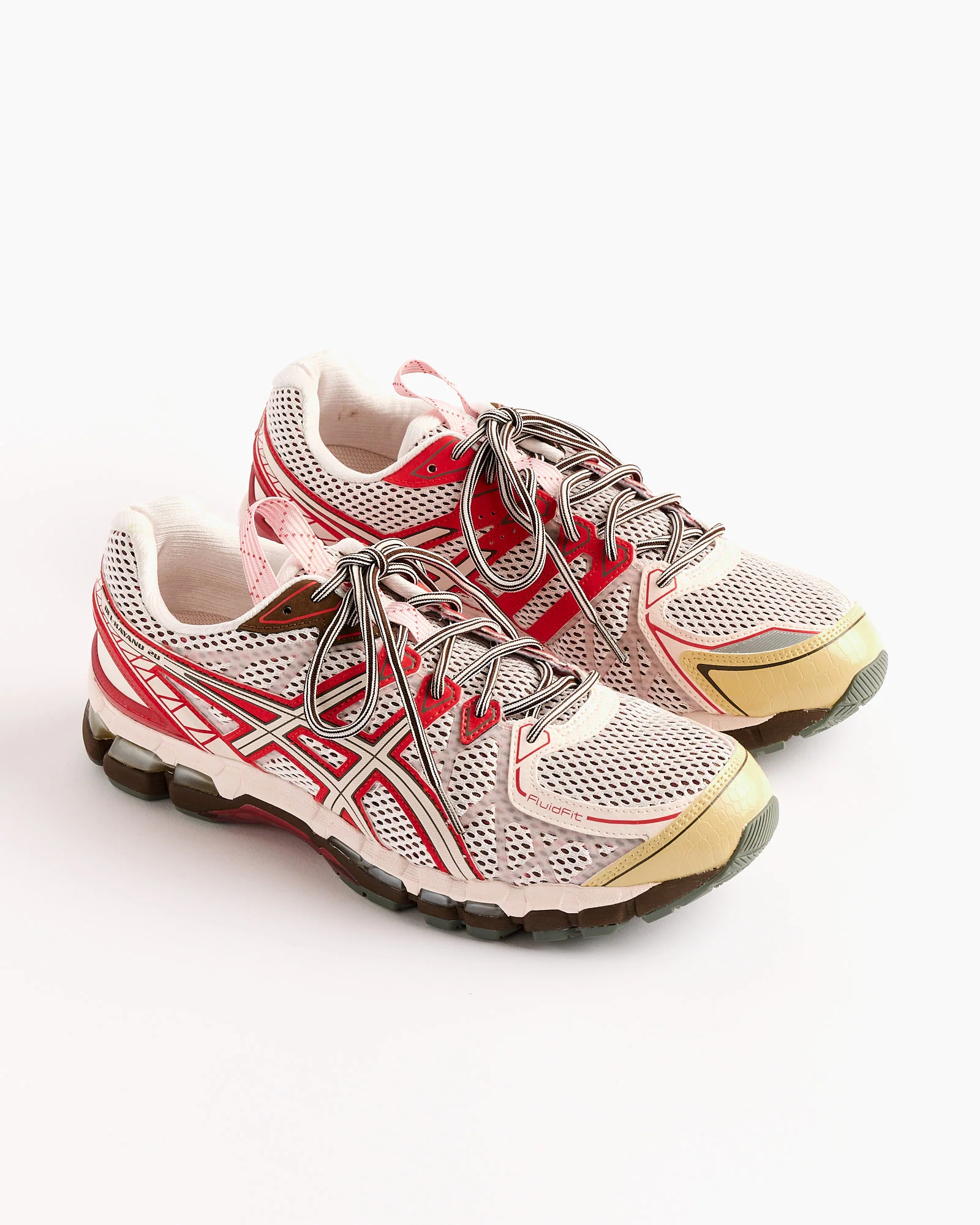 UB9-S Gel-Kayano 20 in Crystal Pink/Classic Red - Image 2