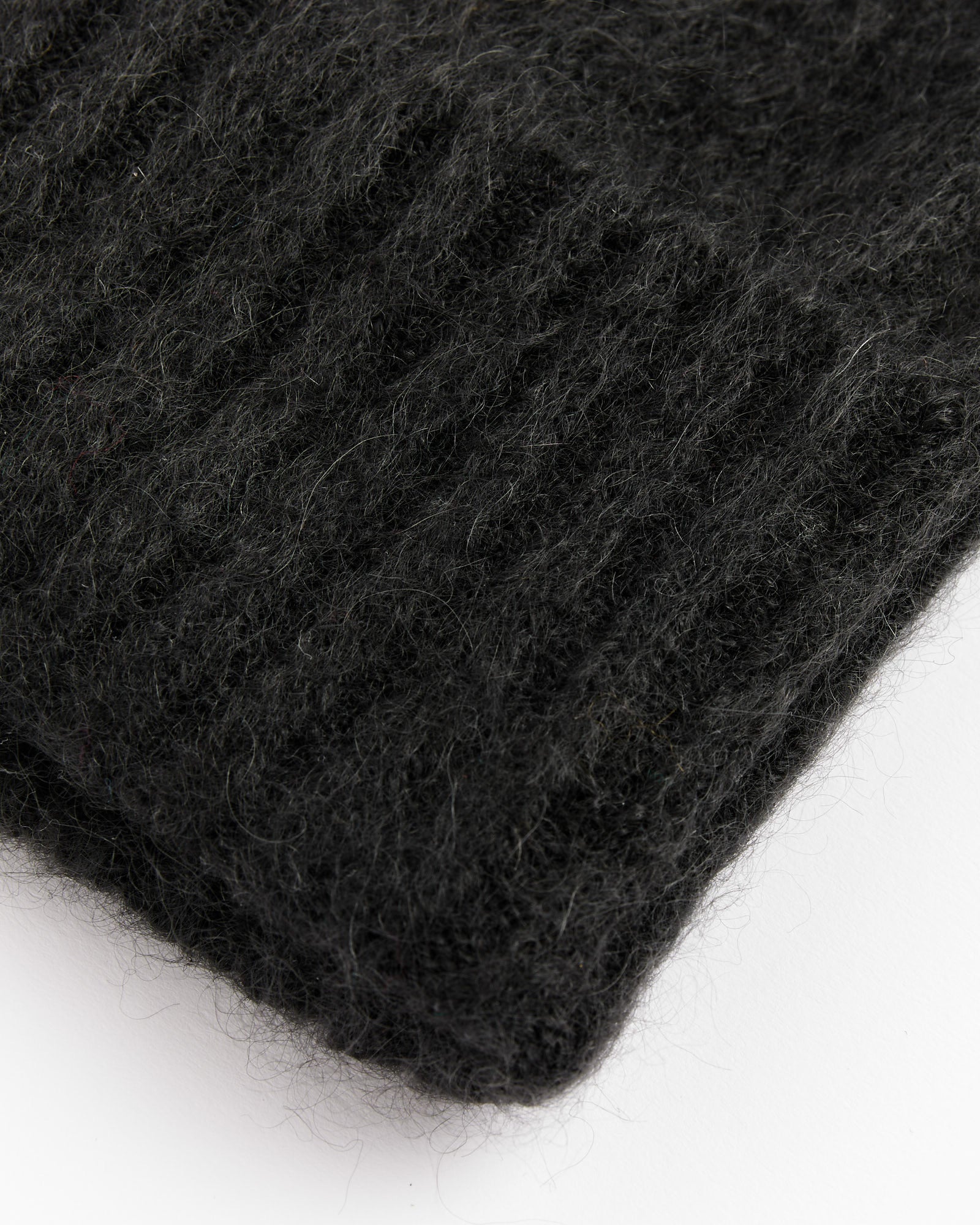 Brushed Mohair Knit Beanie - Image 5