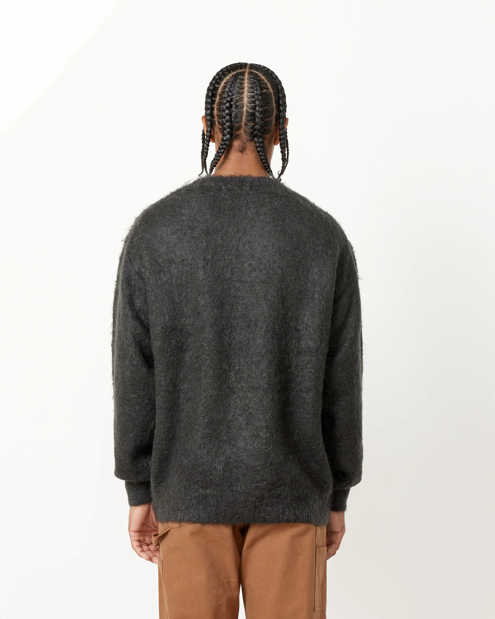 Brushed Mohair Knit Pullover - Image 8