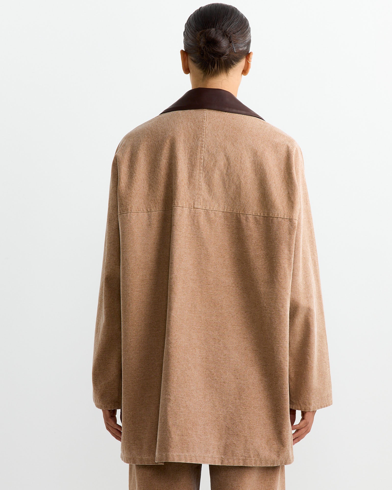 Canvas Hunting Blouson in Light Brown - Image 6