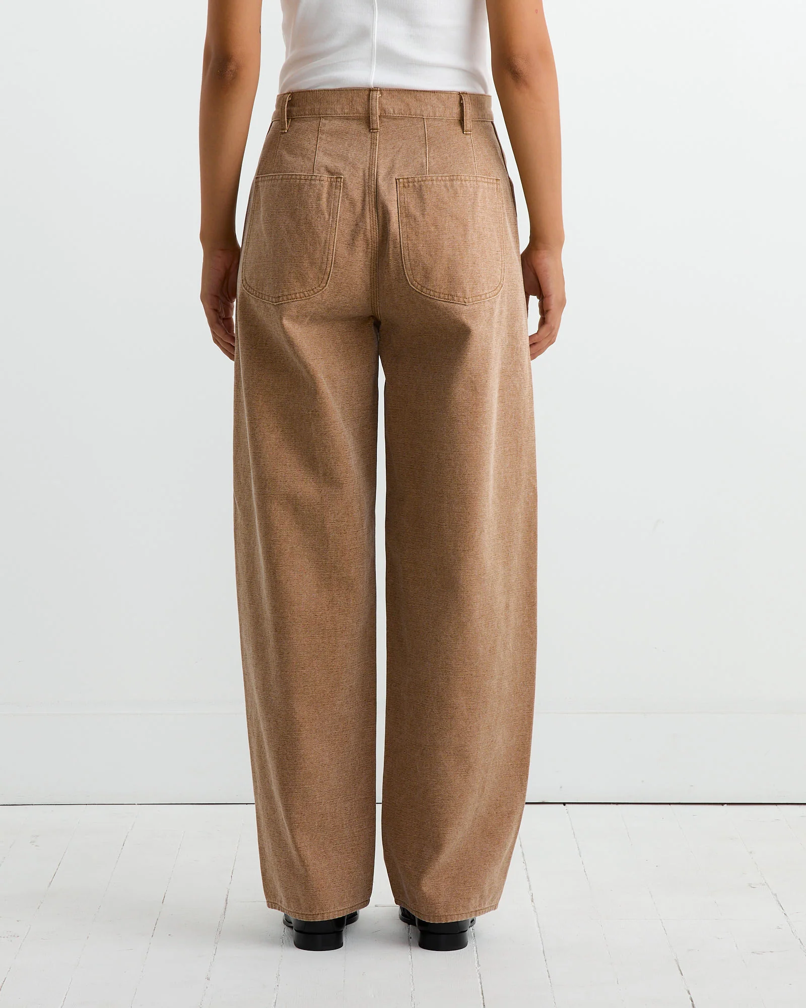 Canvas Pant in Light Brown - Image 5