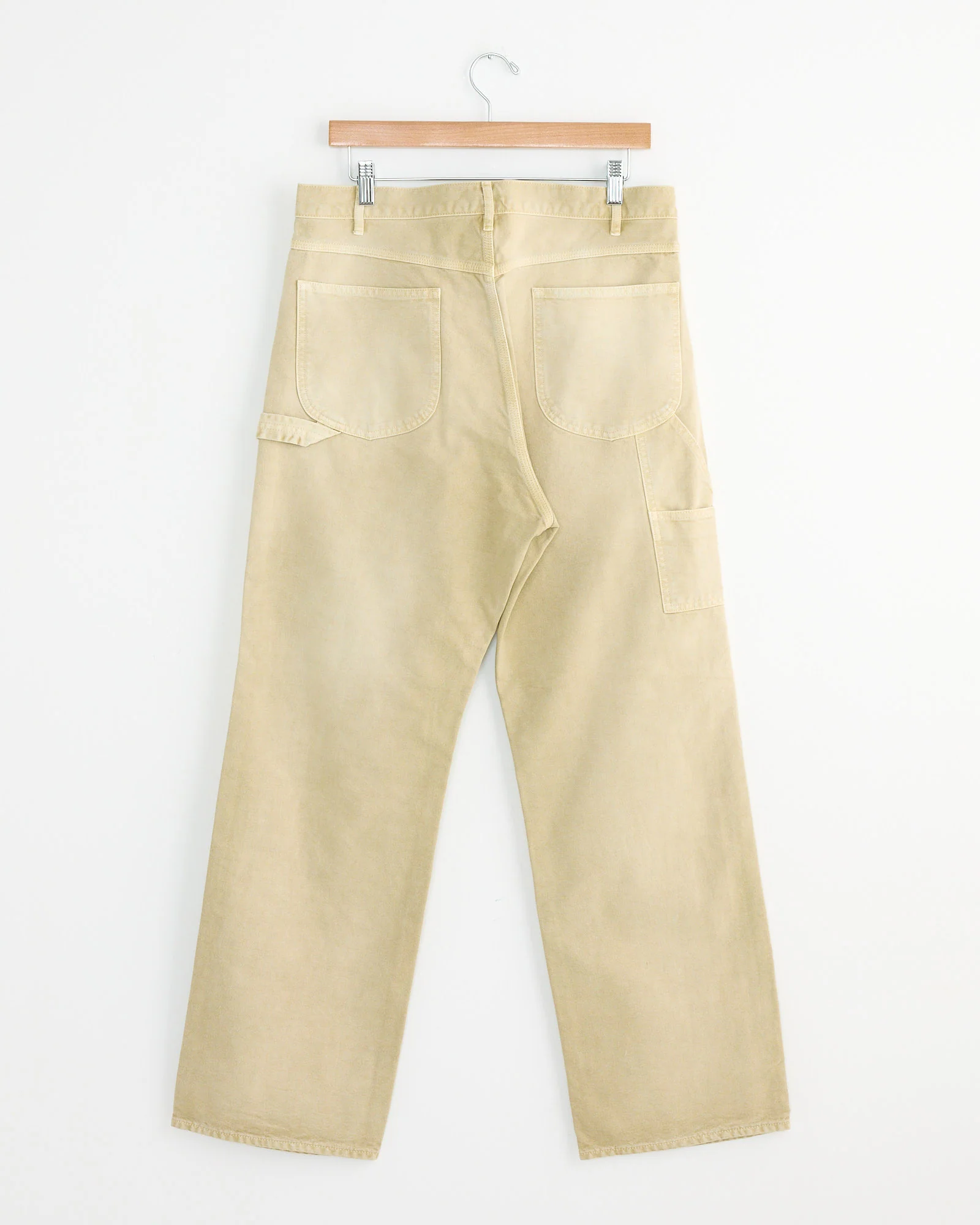 Cotton Duck Pant in Light Beige - Image 4