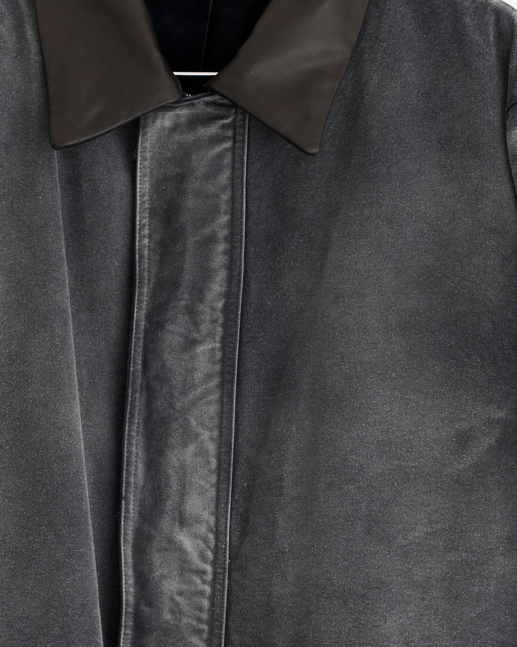 Dyed Duck Blouson in Faded Black - Image 3