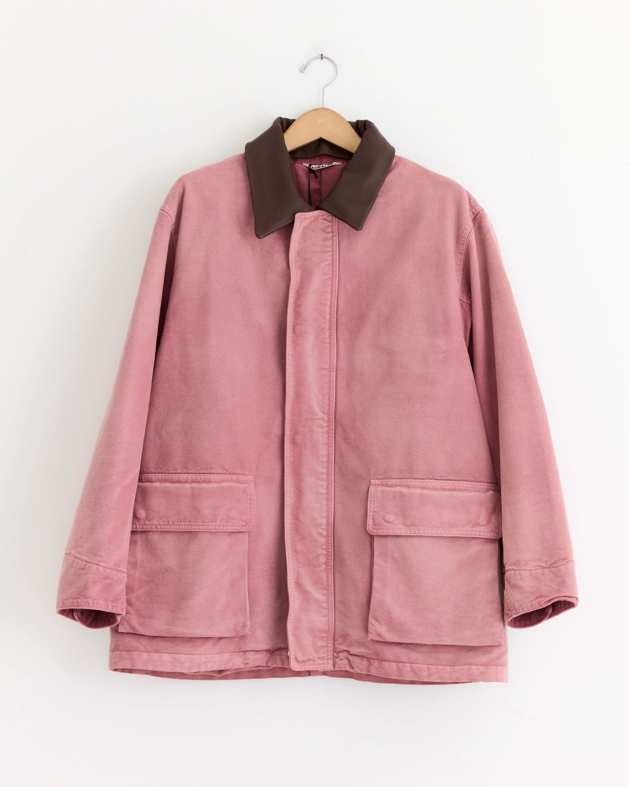 Dyed Duck Blouson in Faded Burgundy