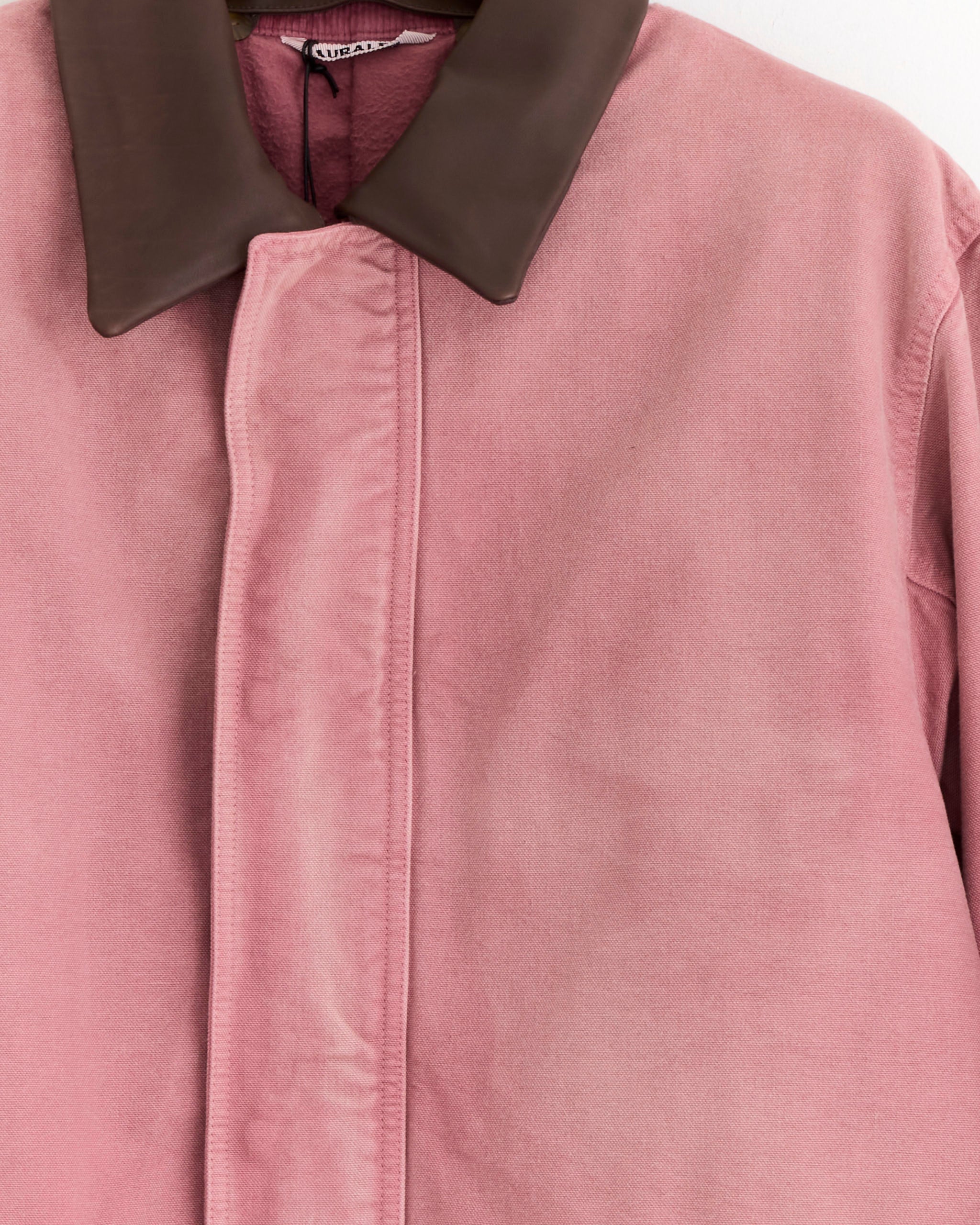Dyed Duck Blouson in Faded Burgundy - Image 2