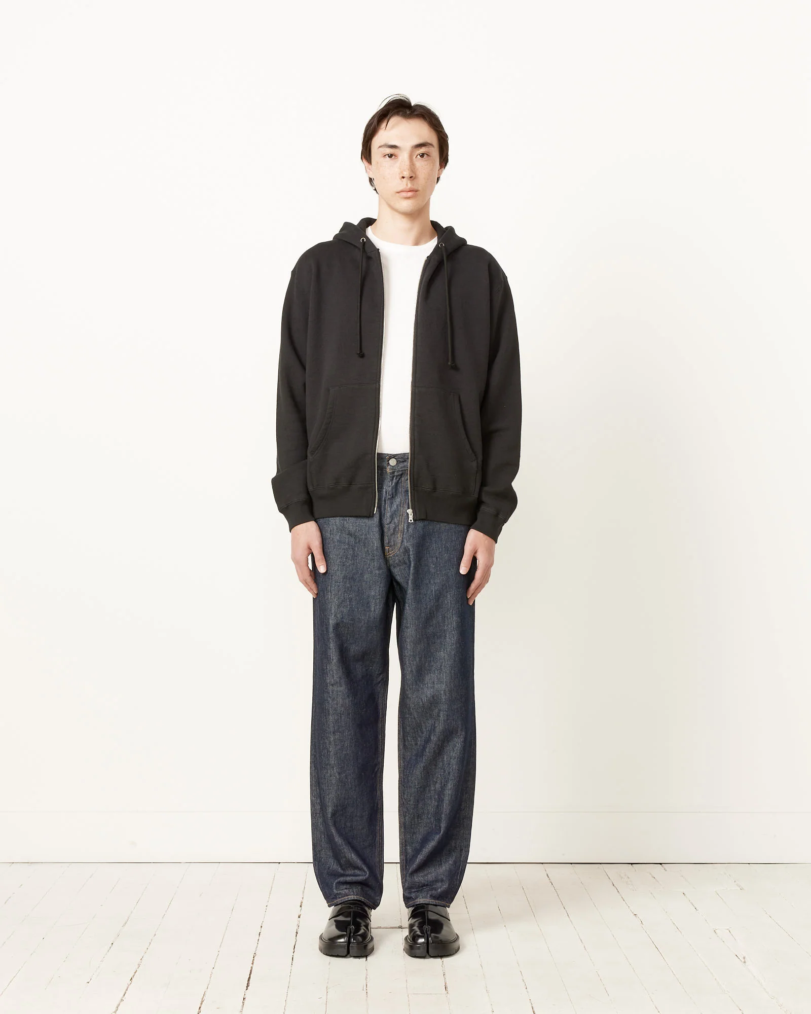 Heavy BD Sweat Zip Parka in Black - Image 2