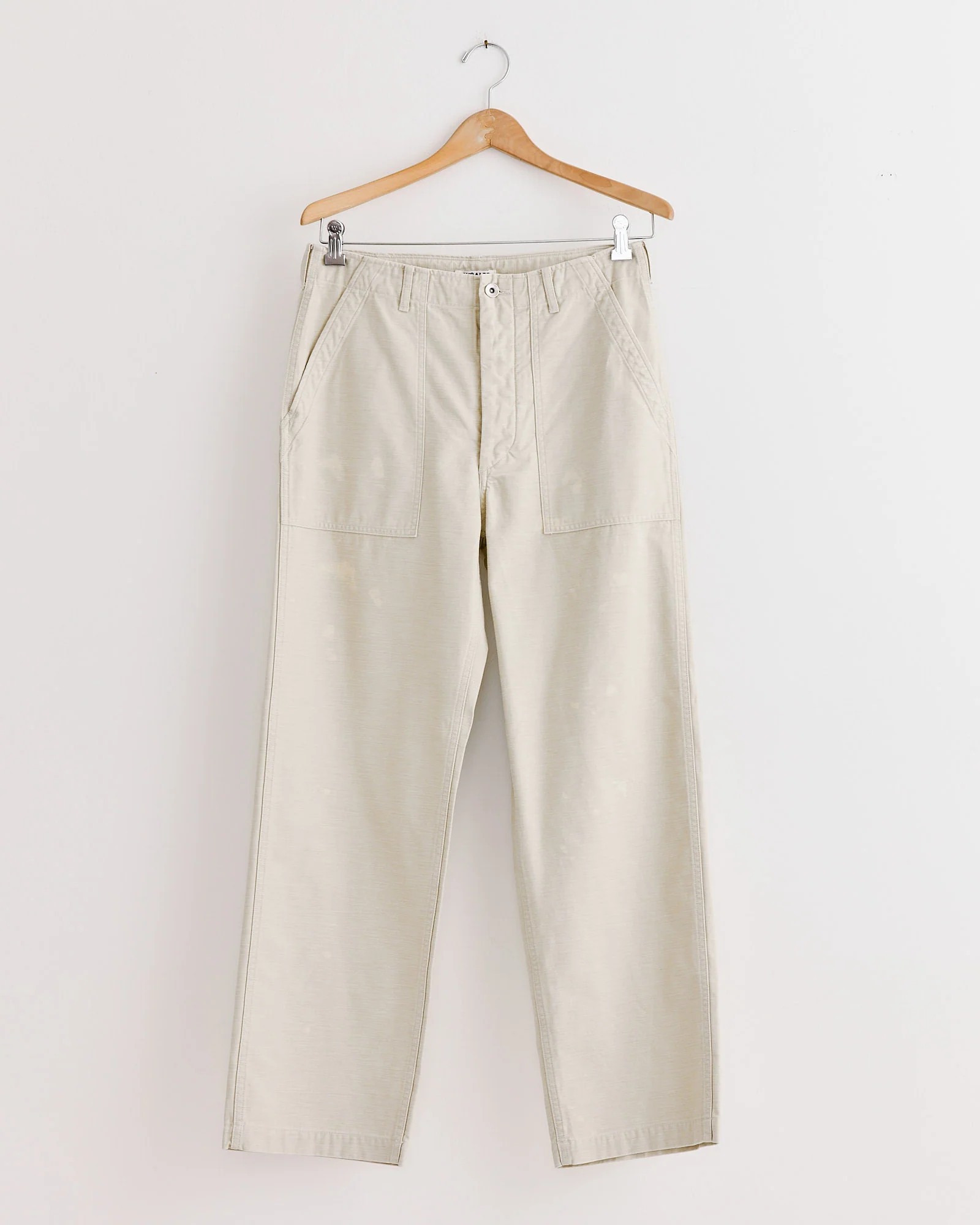 Washed Baggy Baker Pant in Dusty Ivory