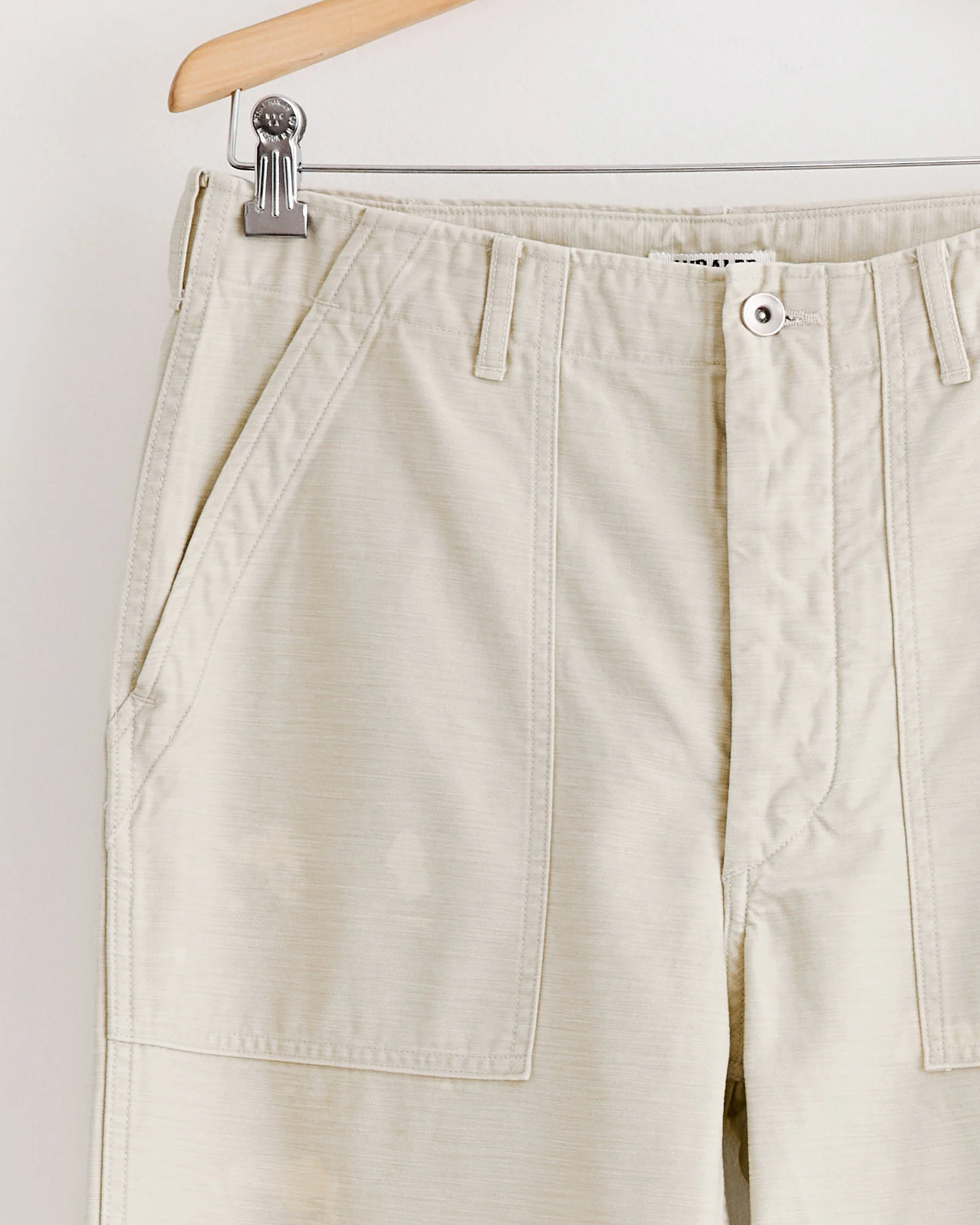 Washed Baggy Baker Pant in Dusty Ivory - Image 2
