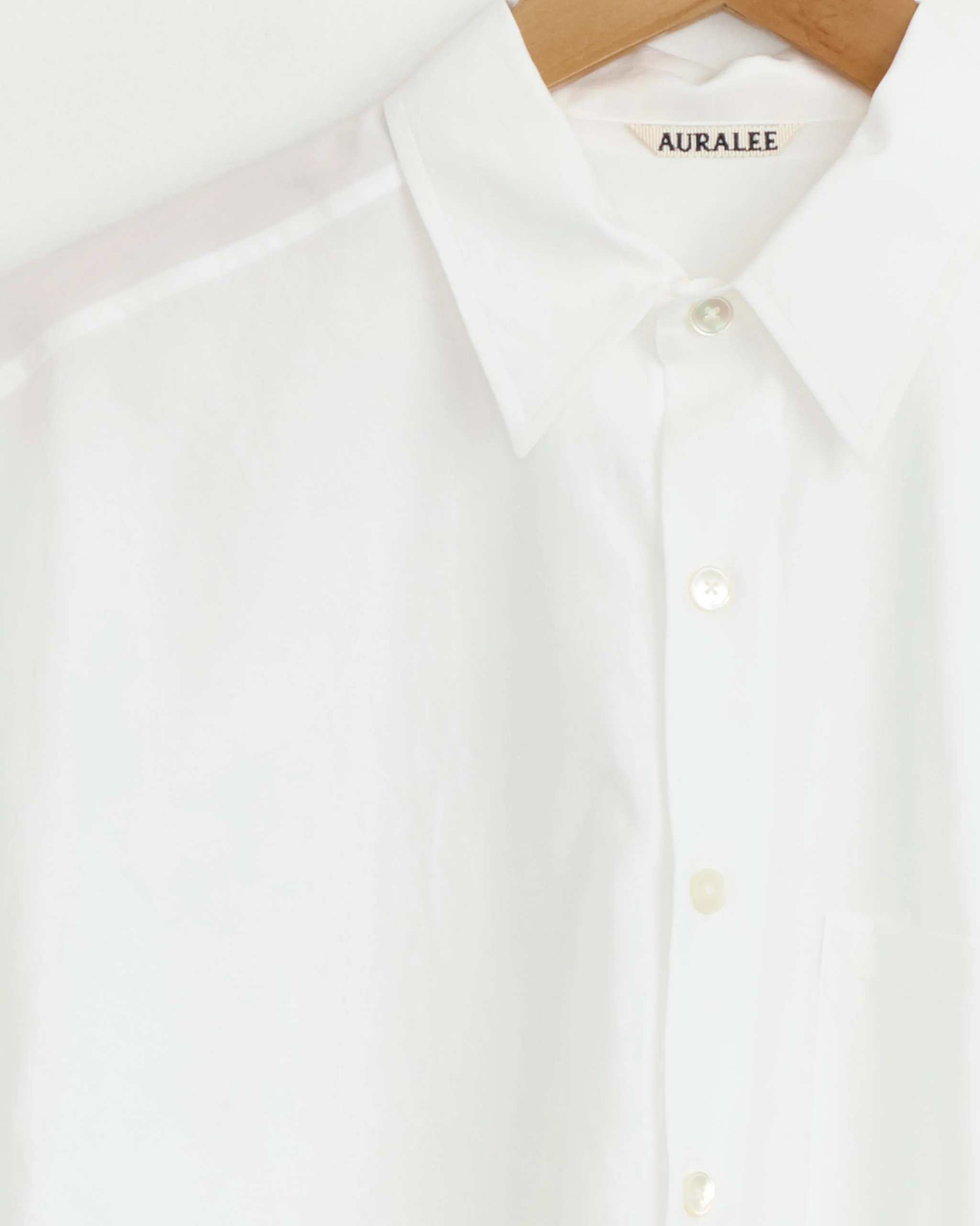 Washed Finx Twill Big Shirt in White - Image 2