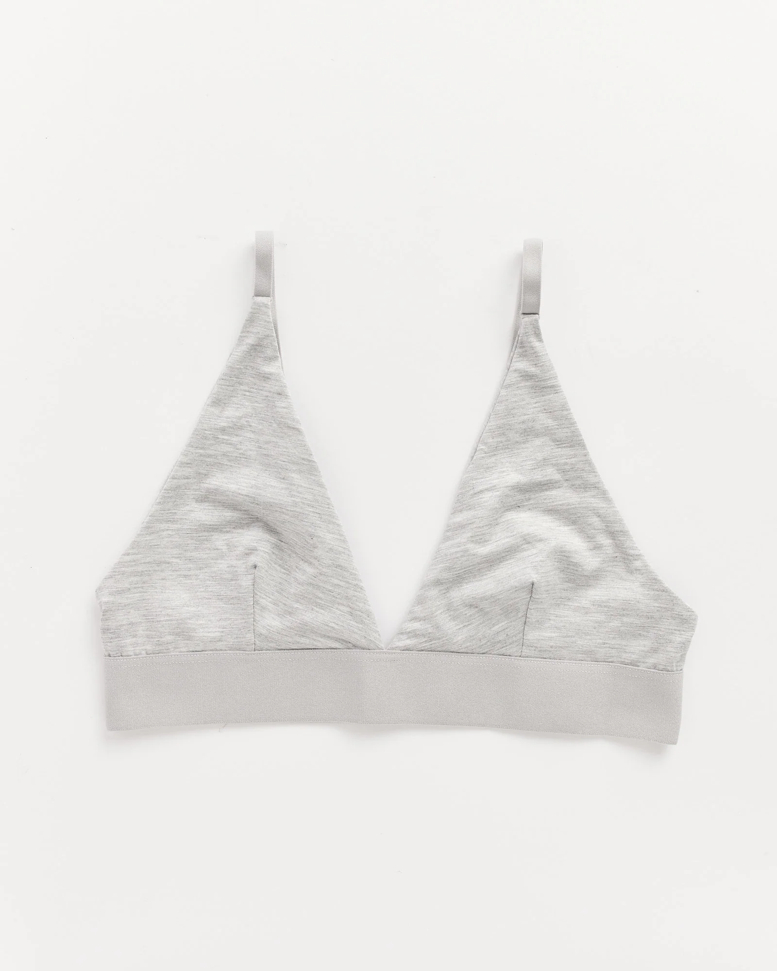 Triangle Bra in Grey Melange