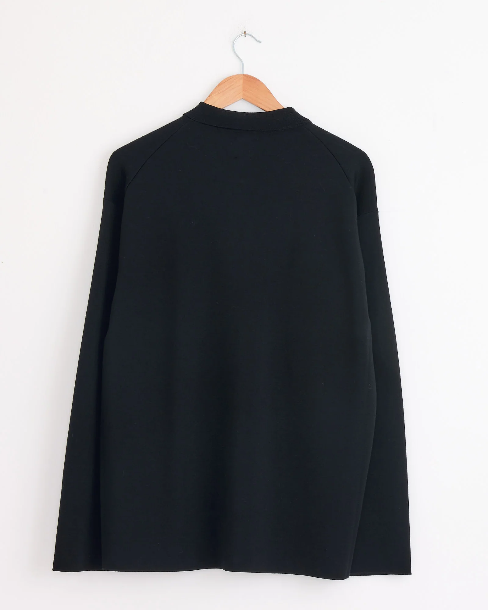 Half Zip Polo in Black - Image 3