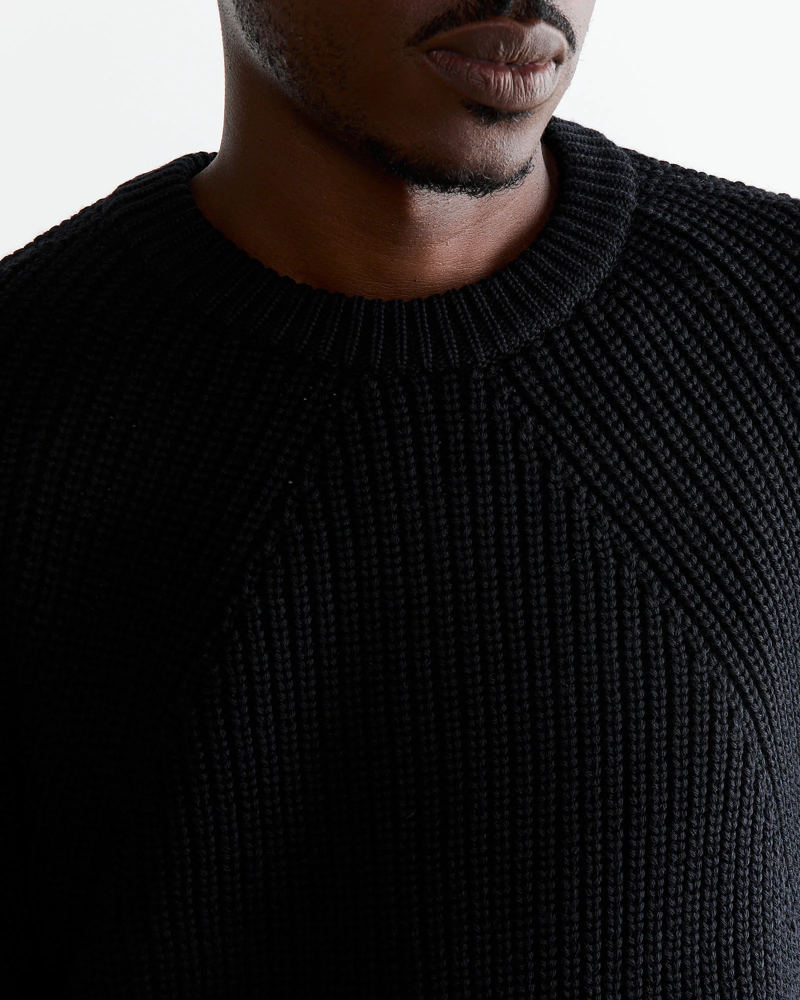 Signature Crew Neck in Black - Image 3