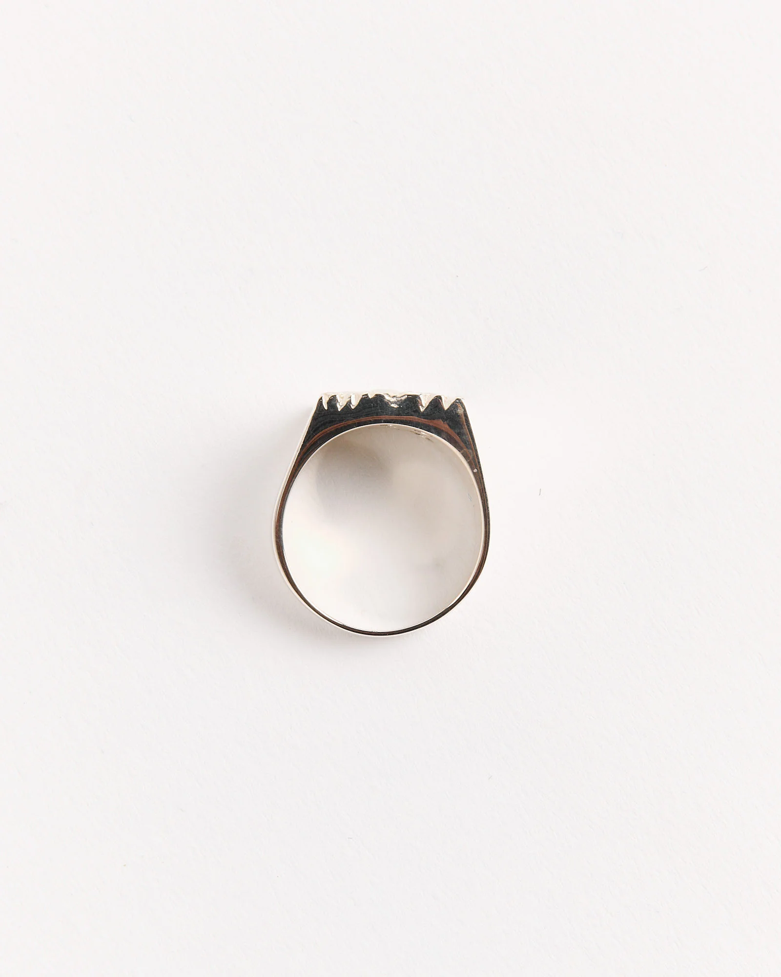 Rose Garden Signet Impression in Silver - Image 2