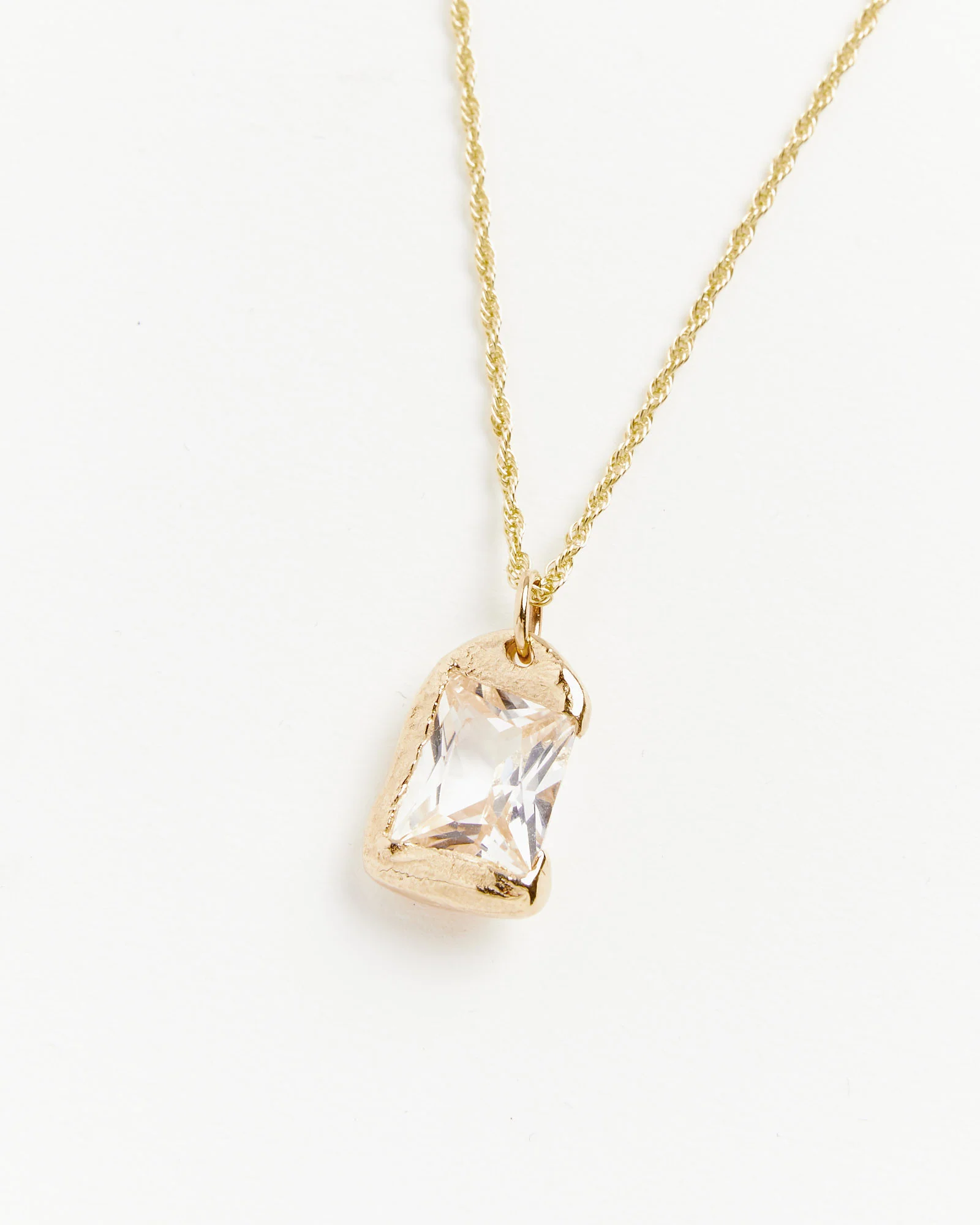 Rose Pendant in Gold/Clear - Image 3