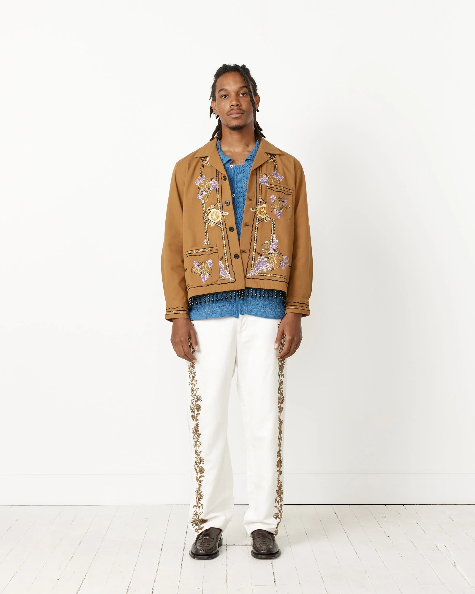 Autumn Royal Fringed LS Shirt - Image 2
