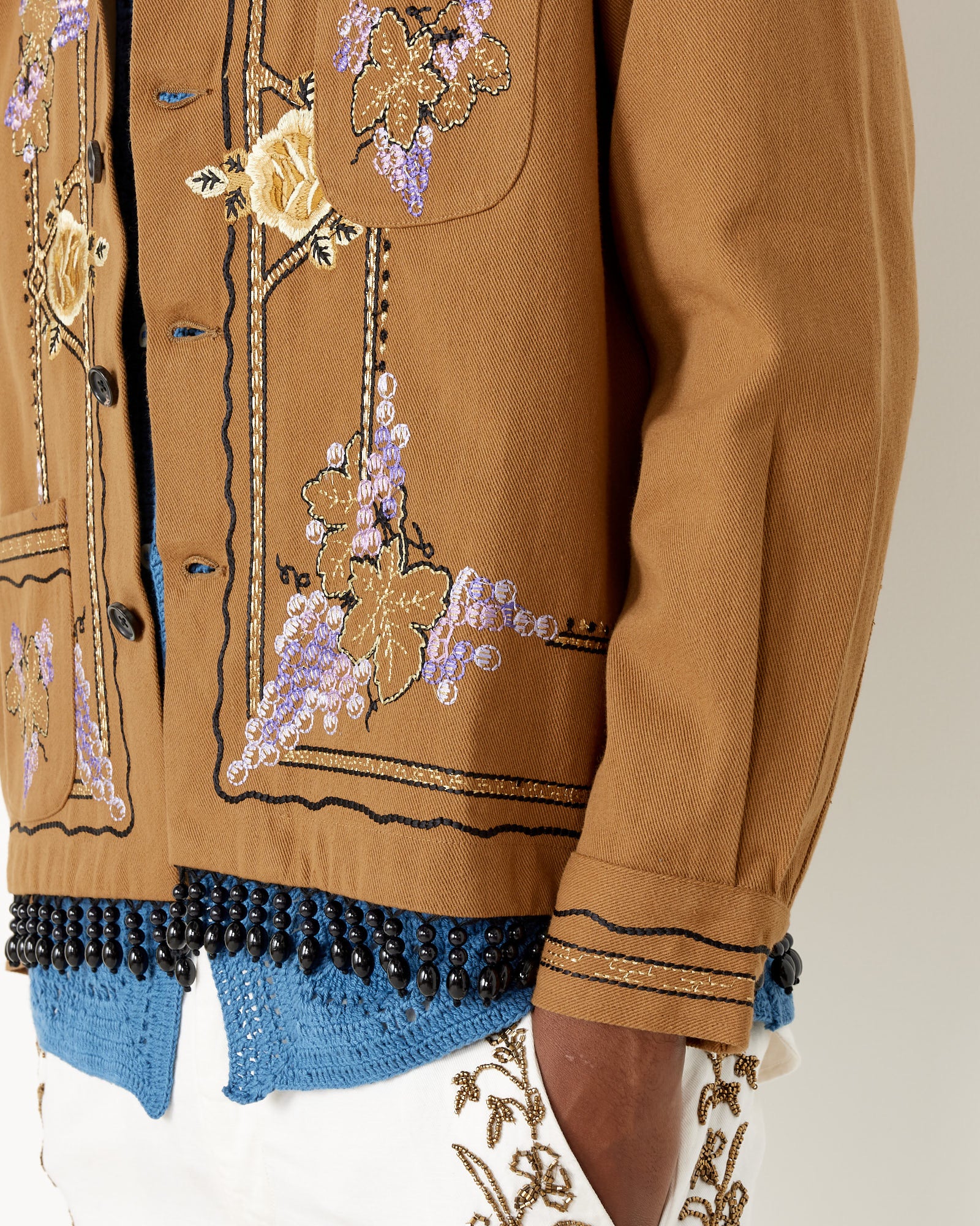 Autumn Royal Fringed LS Shirt - Image 4