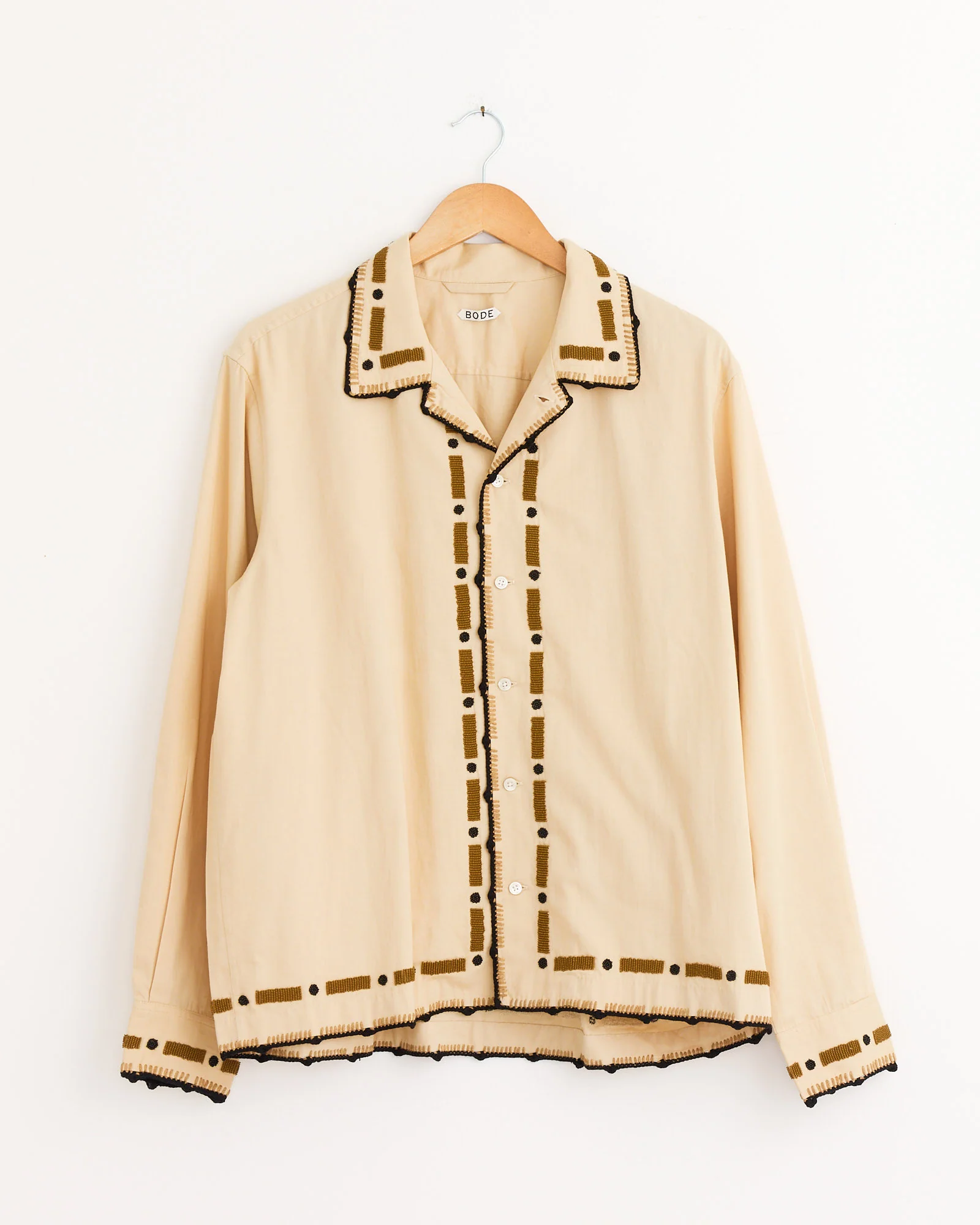 Beaded Ryegrass Shirt in Brown