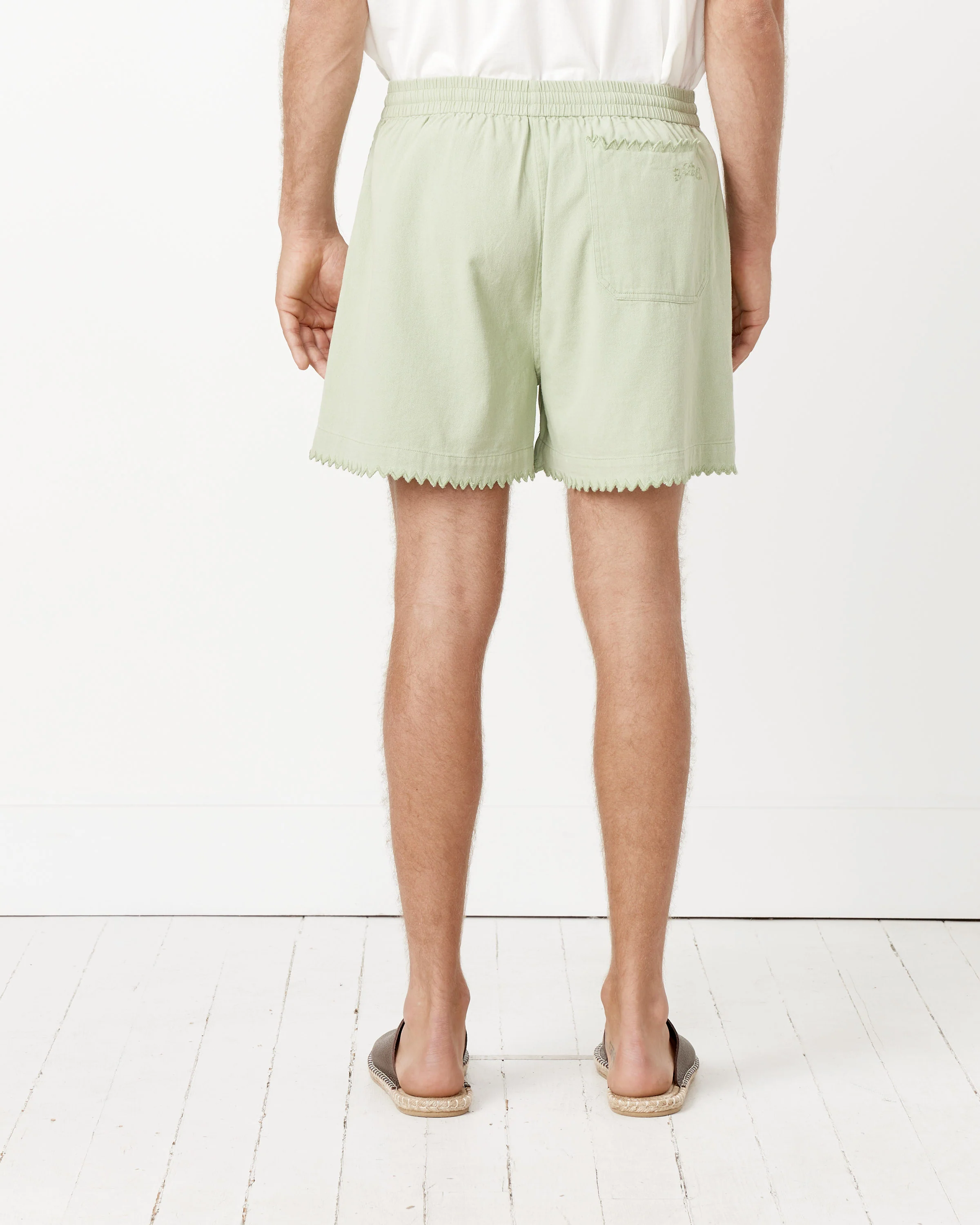 Zig-Zag Hem Shorts - Image 4