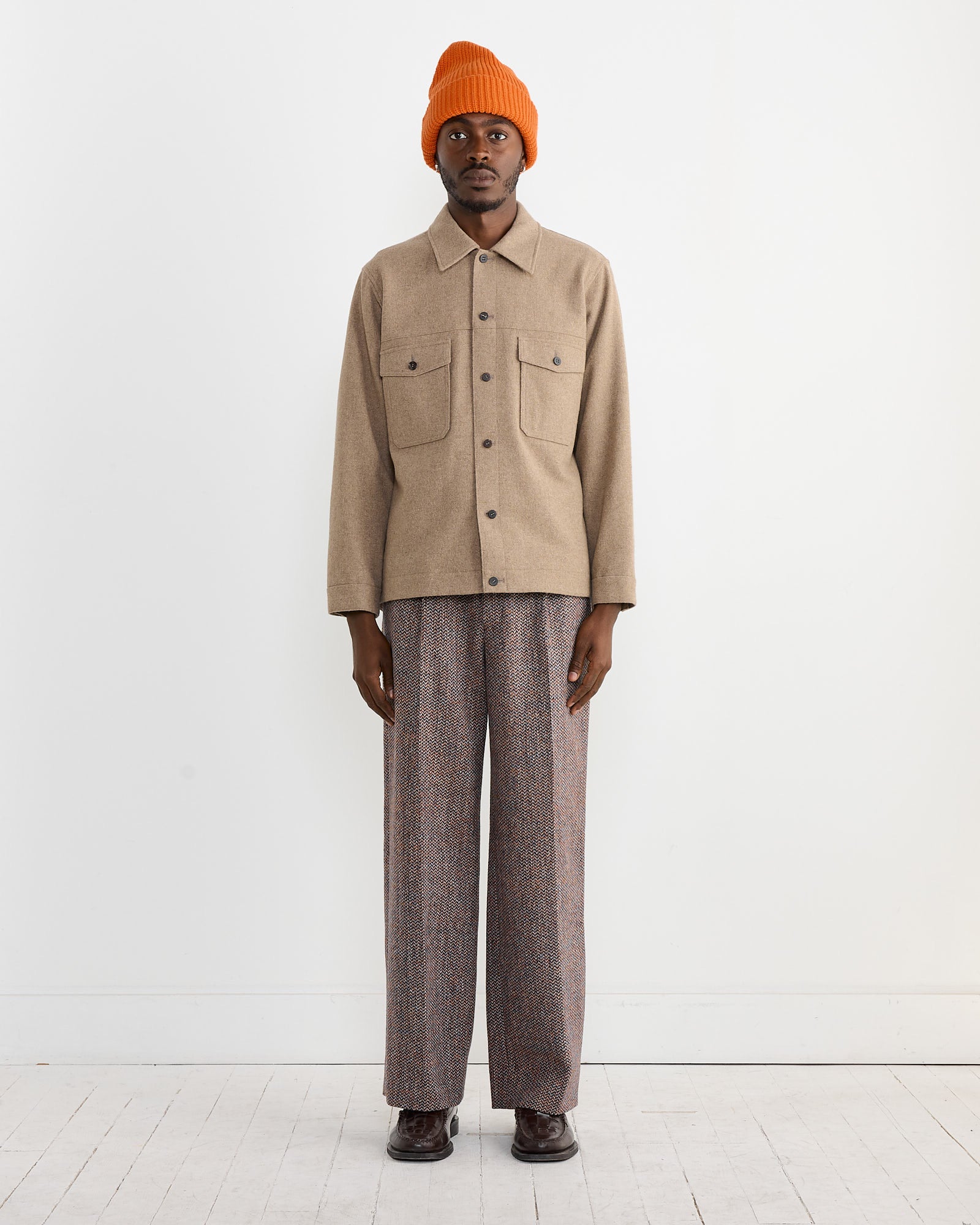 Cashmere Jacket in Natural Beige - Image 2