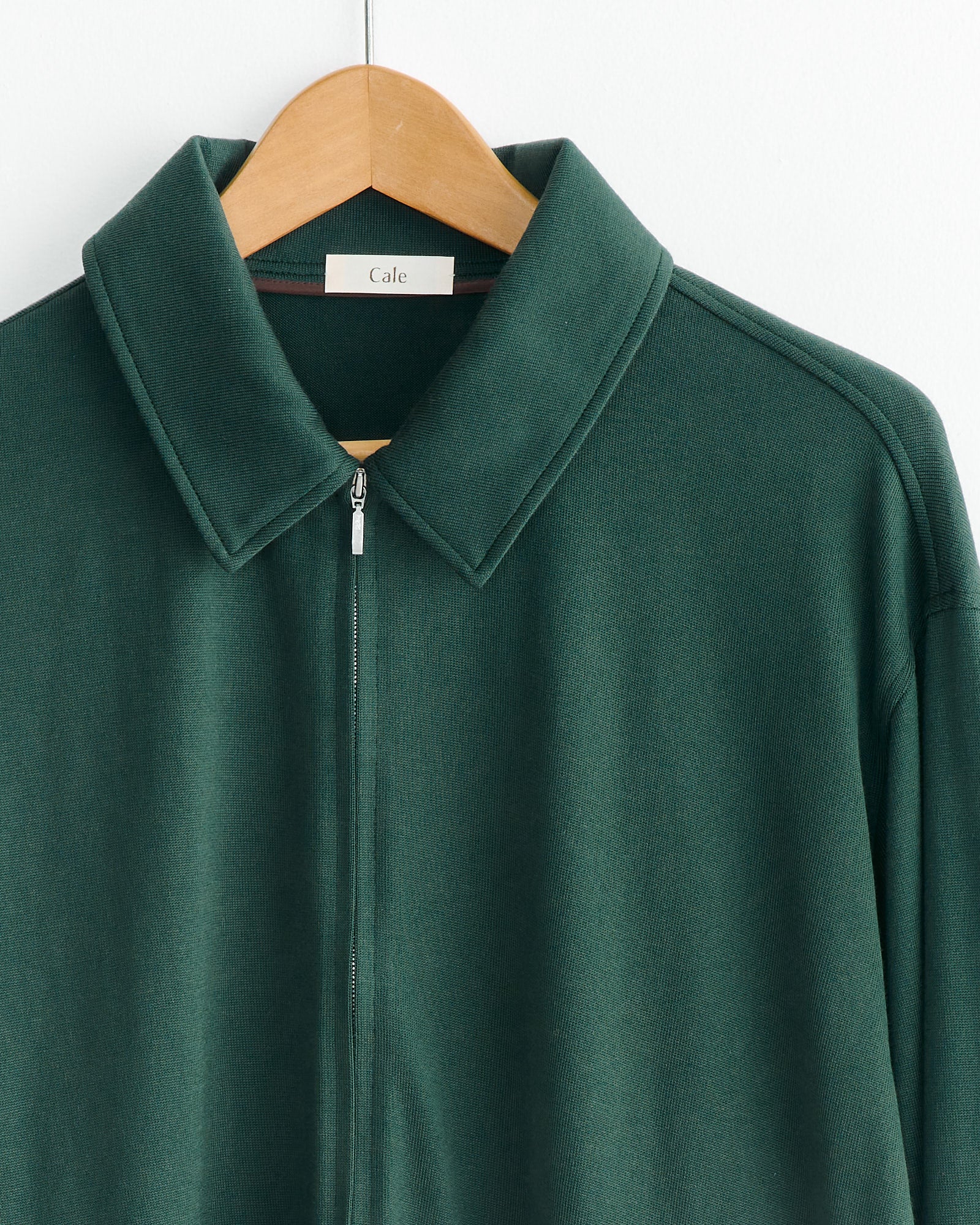 Cotton Jersey in Dark Green - Image 2