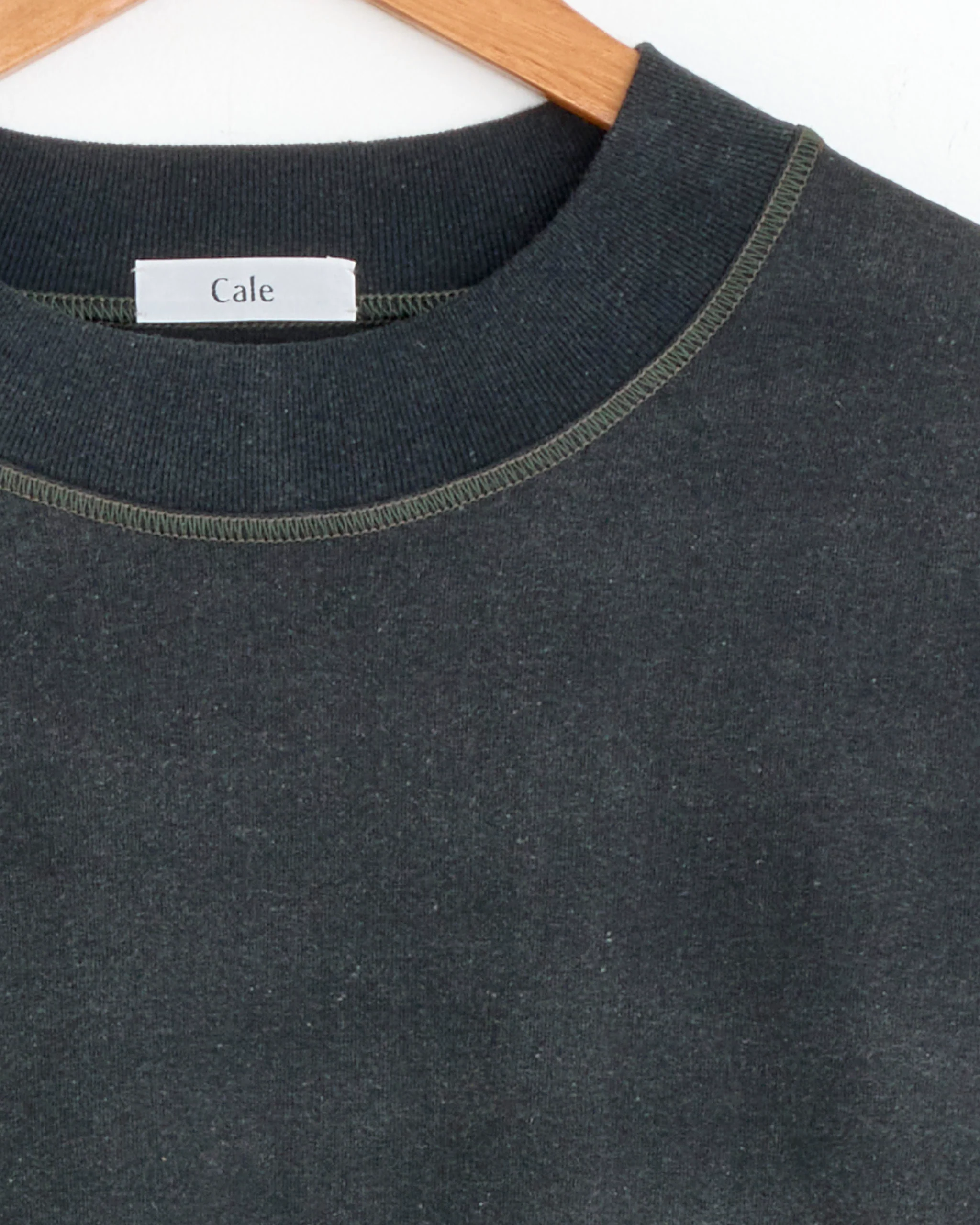 Hollow Yarn Jersey Sweater in Grey Blue - Image 2