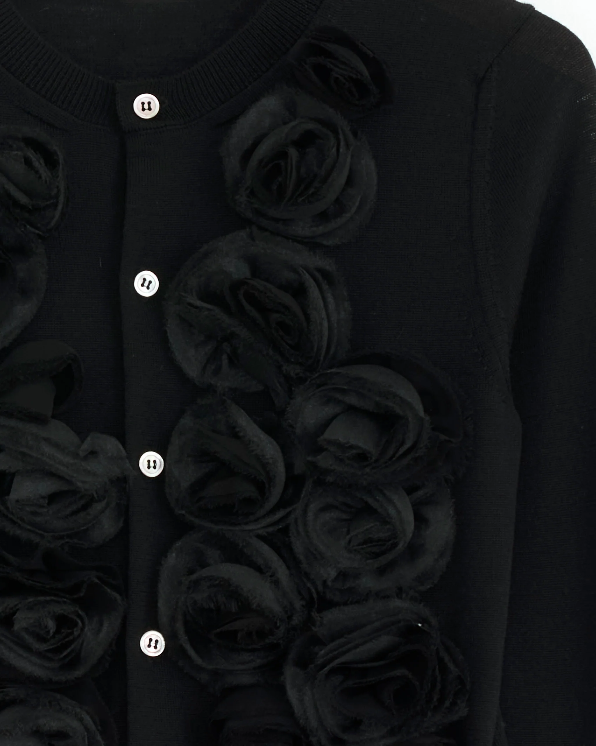 N519 Cardigan in Black - Image 2
