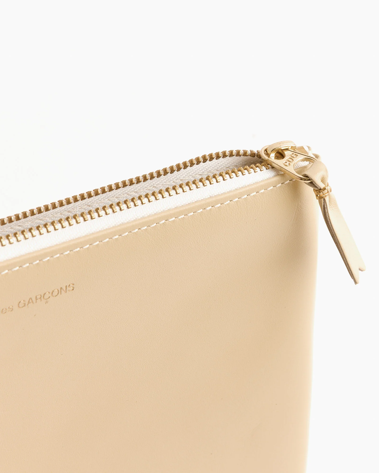 Classic Leather Line Wallet in White - Image 2