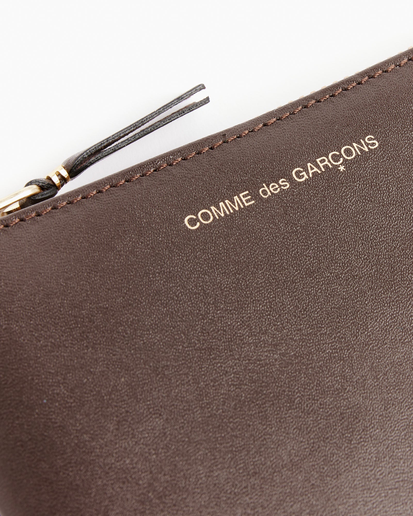 Classic Zip Pouch in Brown - Image 3