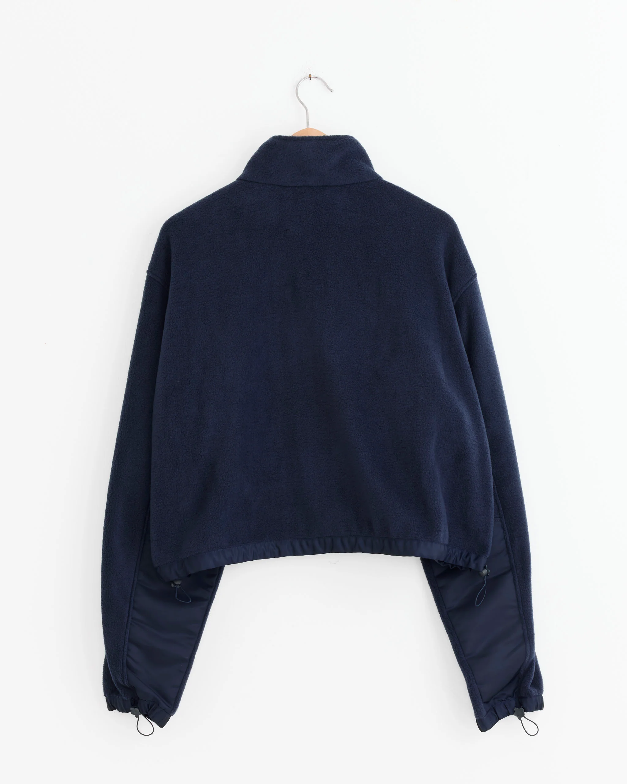Bastian Fleece Top in Navy - Image 3
