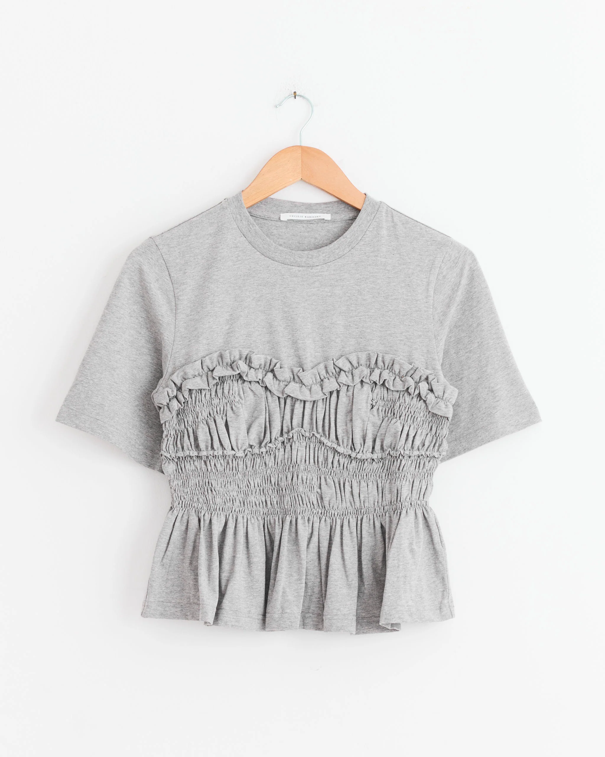 Vilde T-Shirt in Grey Melange