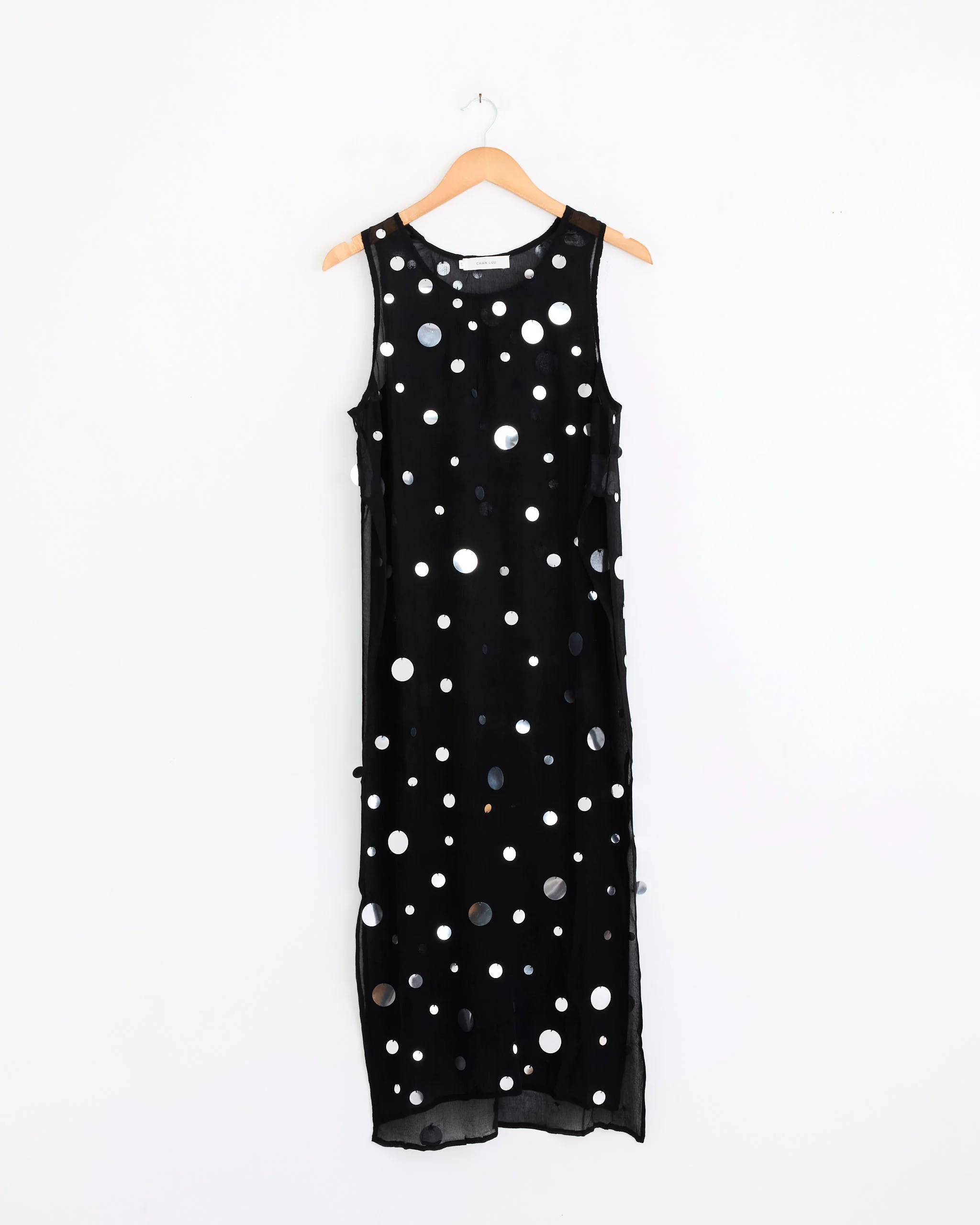 Chloe Sequin Tunic in Black