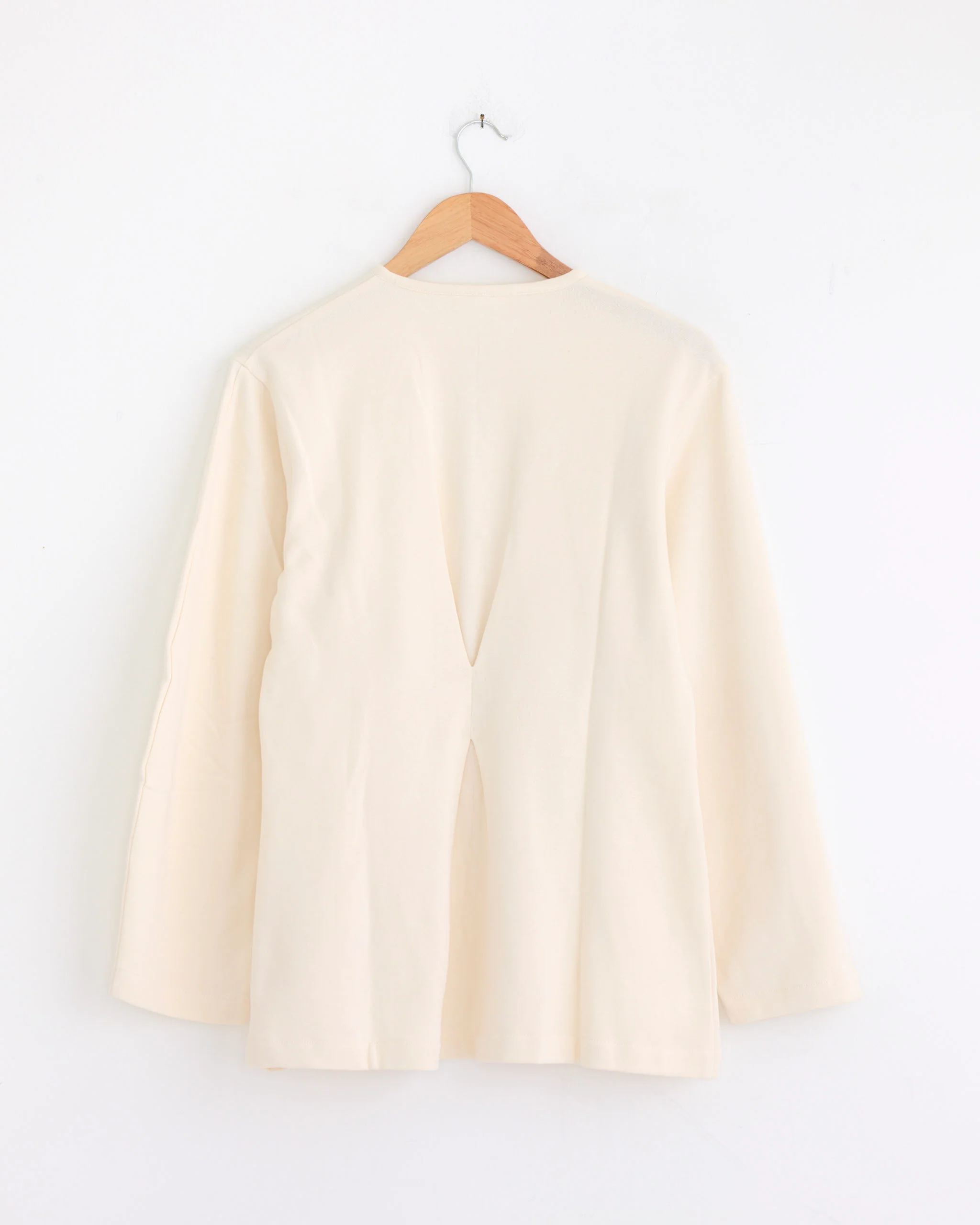 Pinch Waist Cardigan in Ivory - Image 3