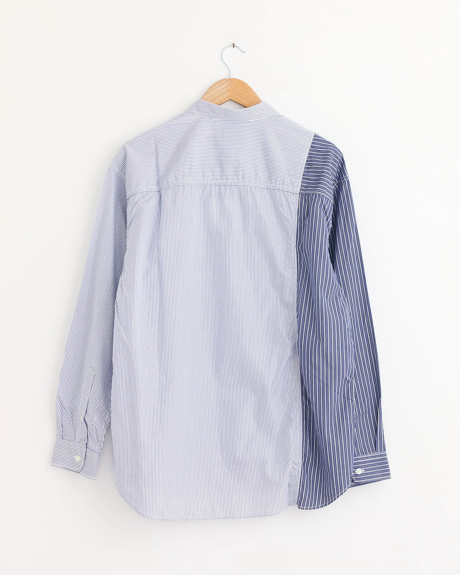 Striped Shirt in White/Navy - Image 3