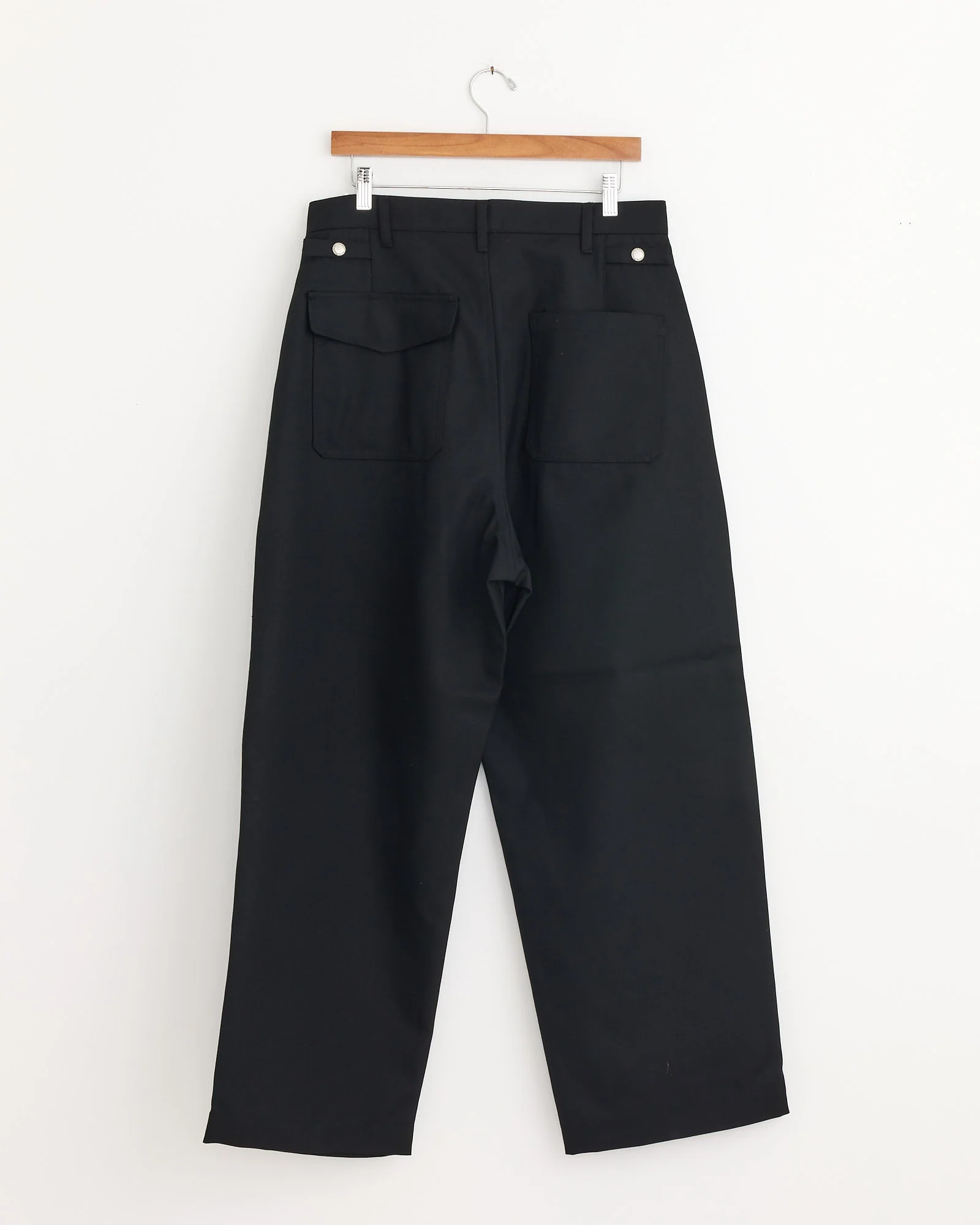 Wool Cargo Pant in Black - Image 3
