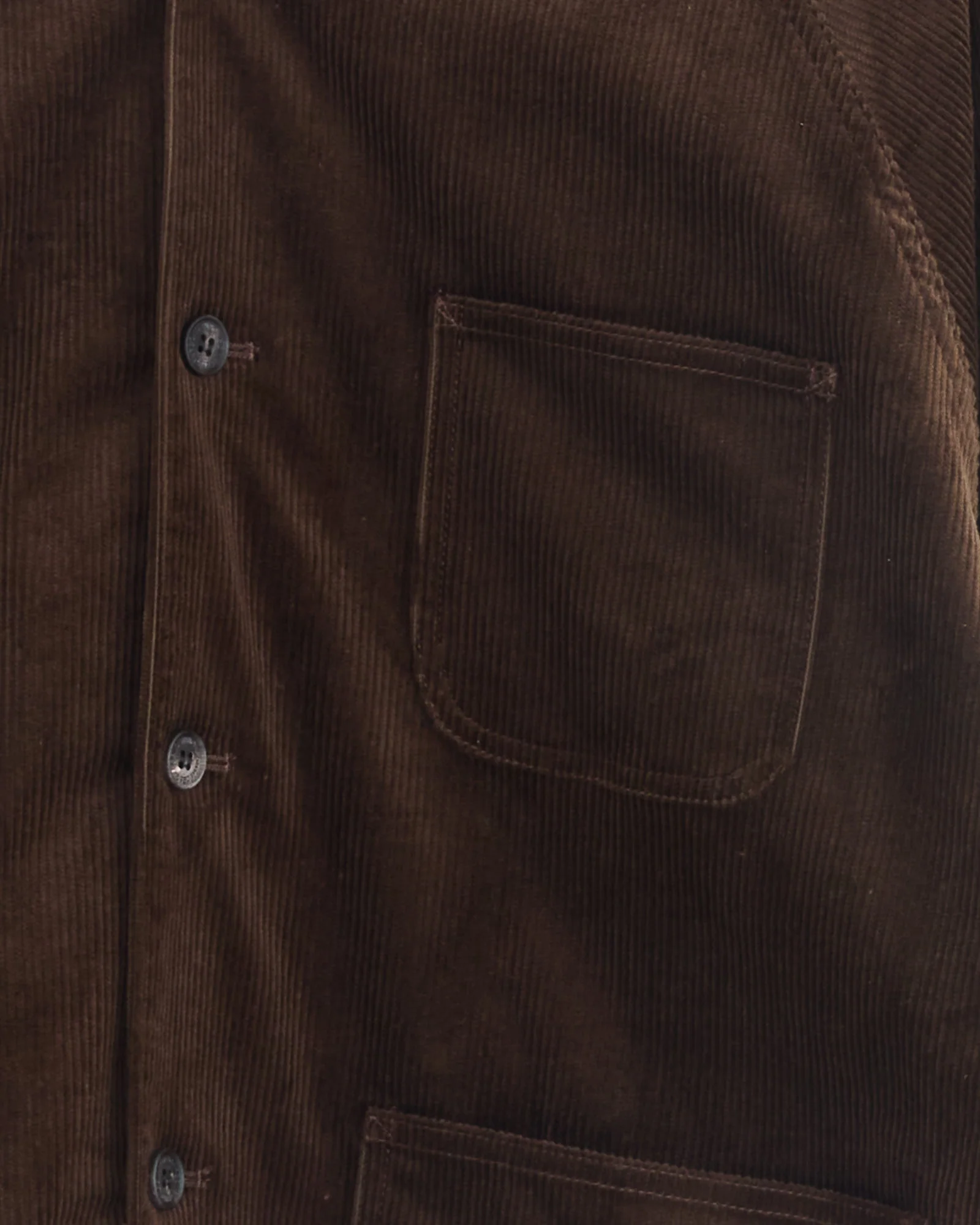 Needlecord Shirt in Brown - Image 2