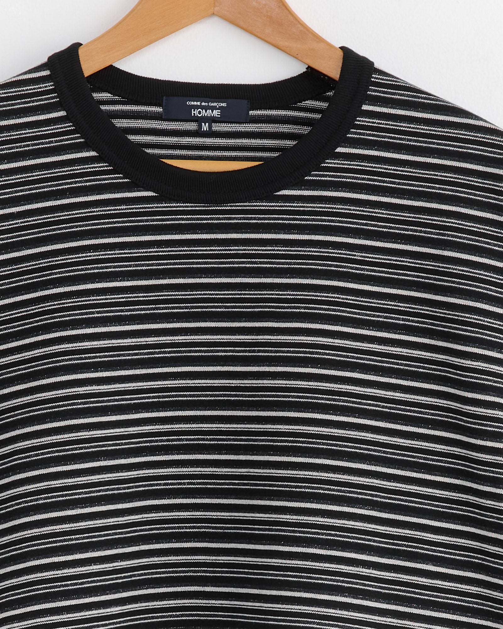 Striped T-Shirt in Black - Image 2