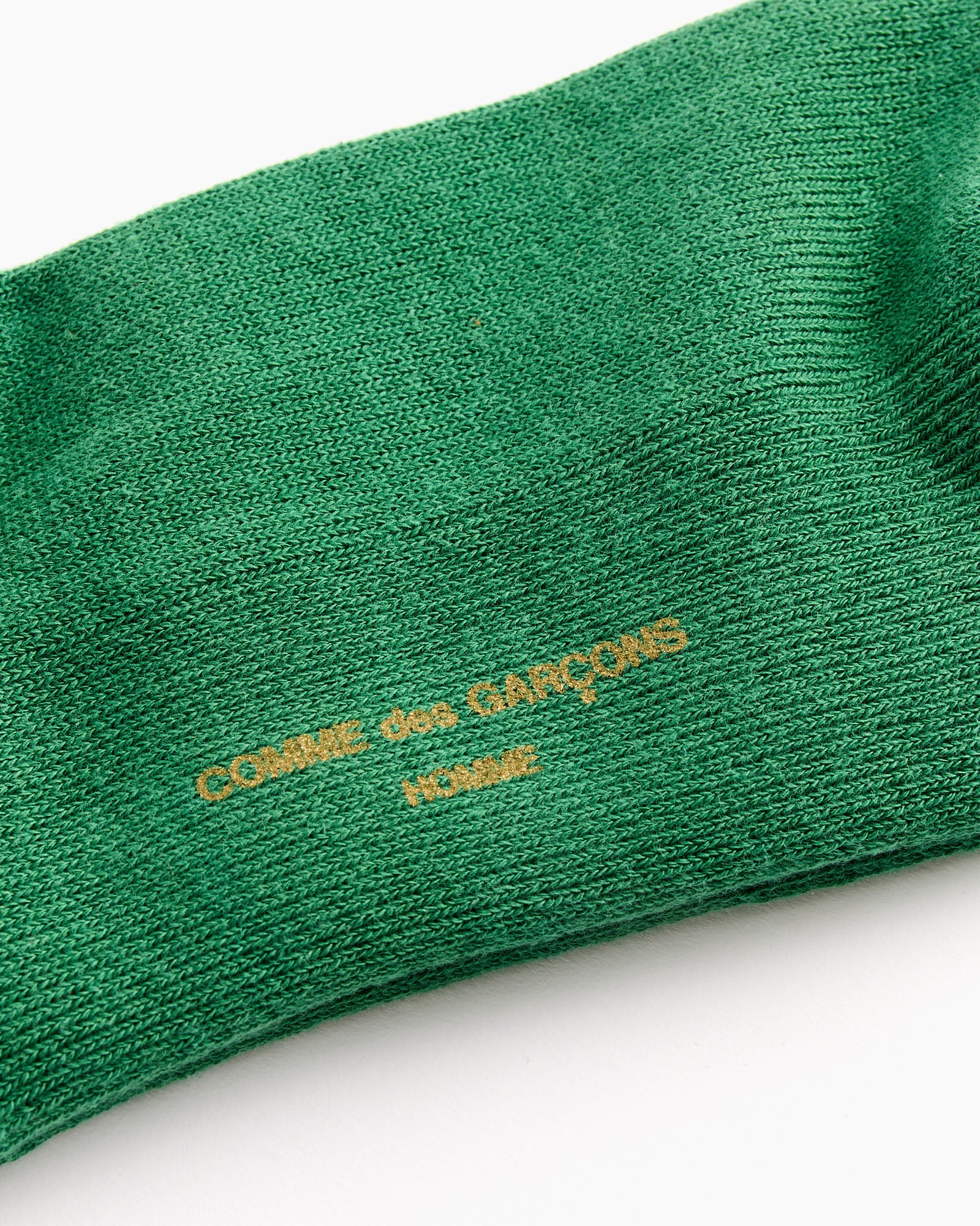 Logo Socks in Green/White - Image 2