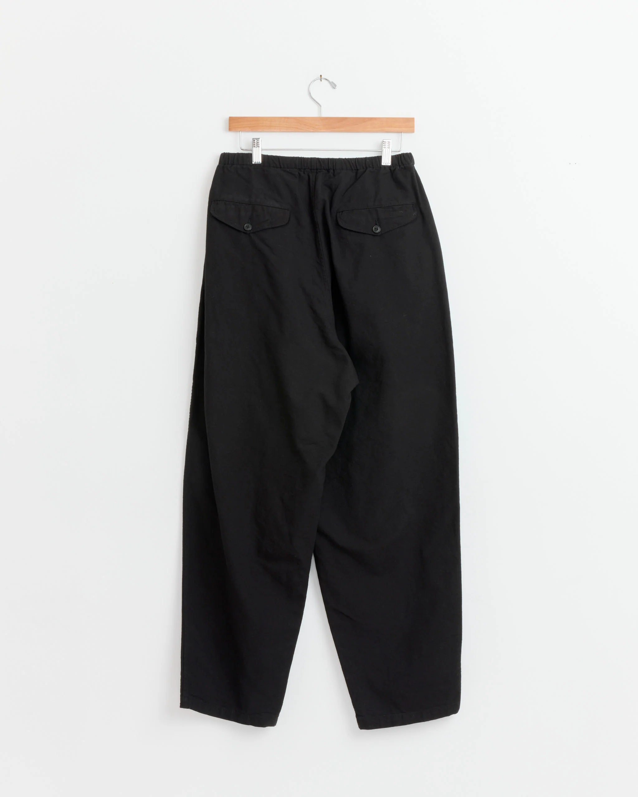 Cotton Duck Tapered Pant in Black - Image 3