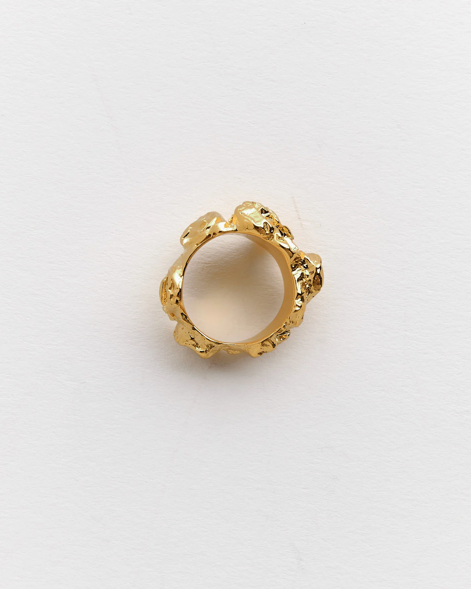 Bubble Ring in Gold Plated - Image 3