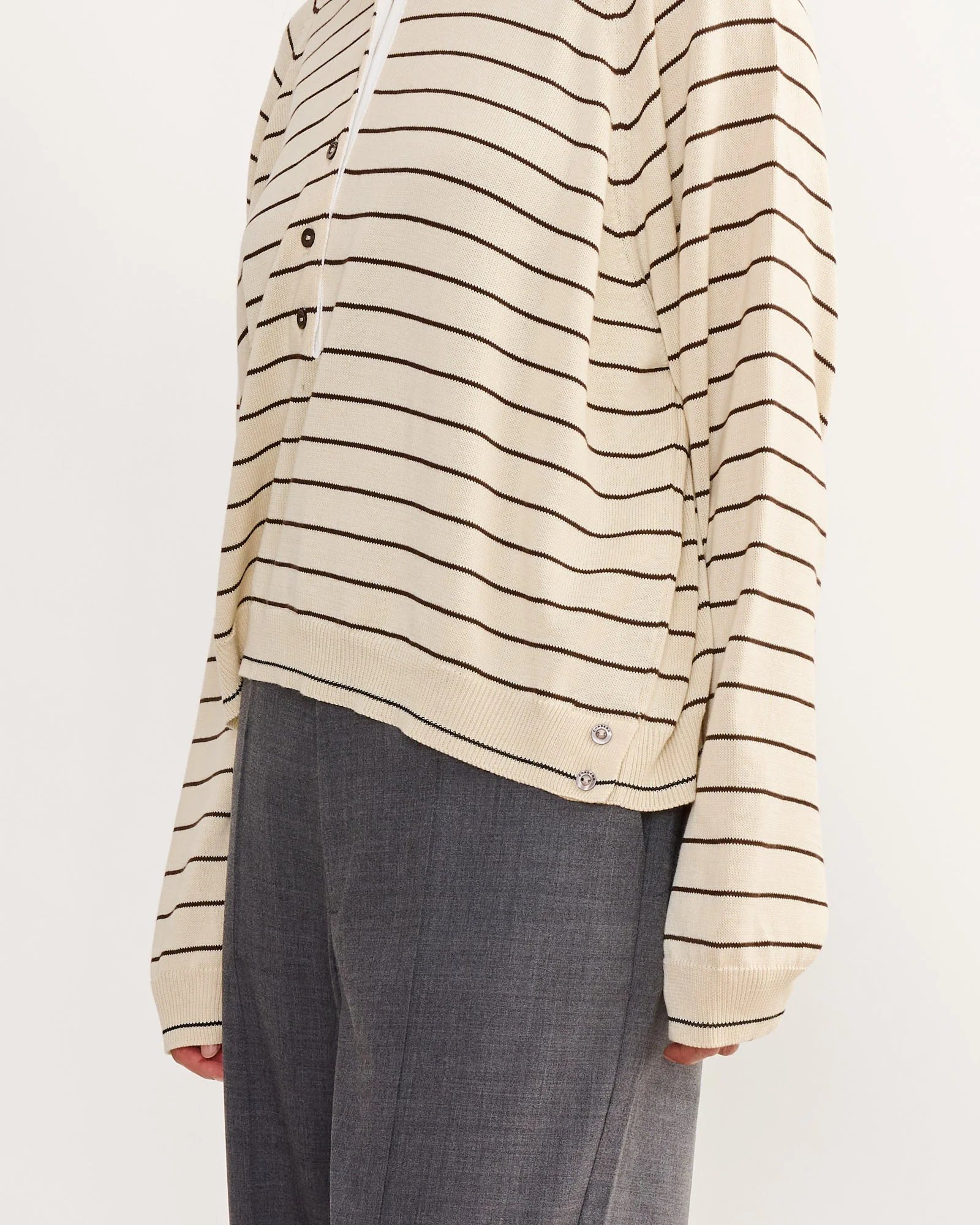 Organic Cotton Polo in Striped - Image 3