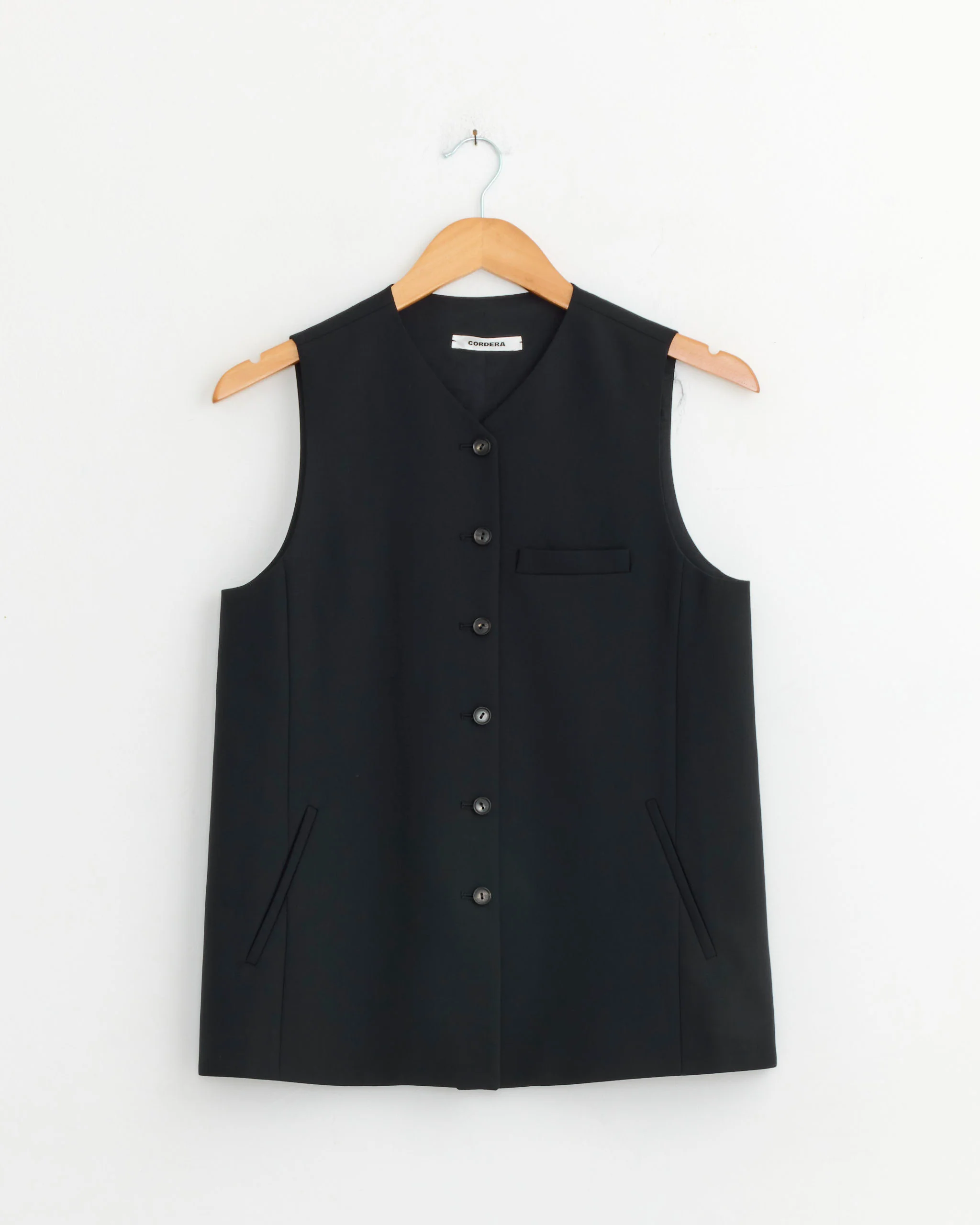 Tailored Vest in Navy