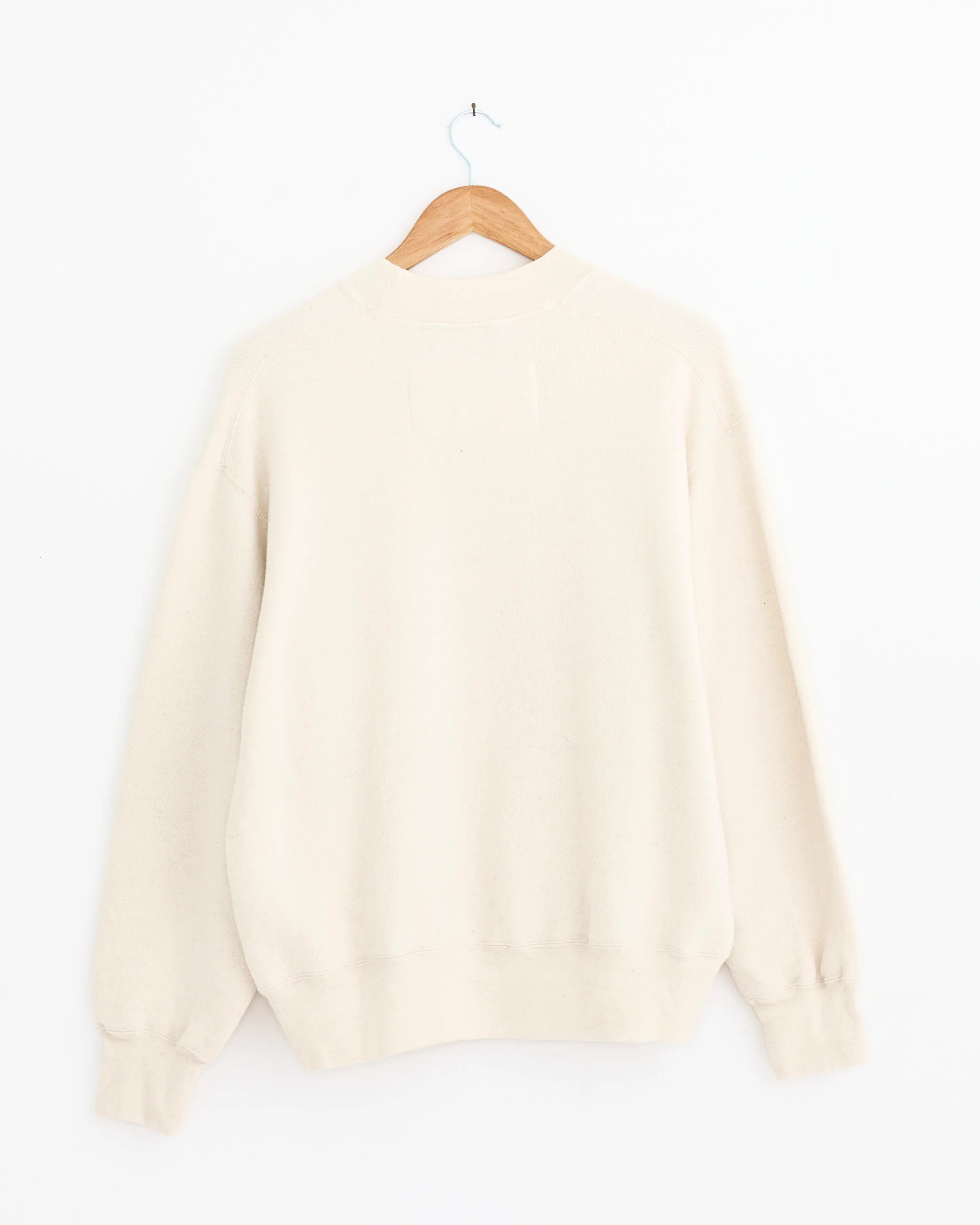 Half Mock Sweatshirt in Undyed - Image 2