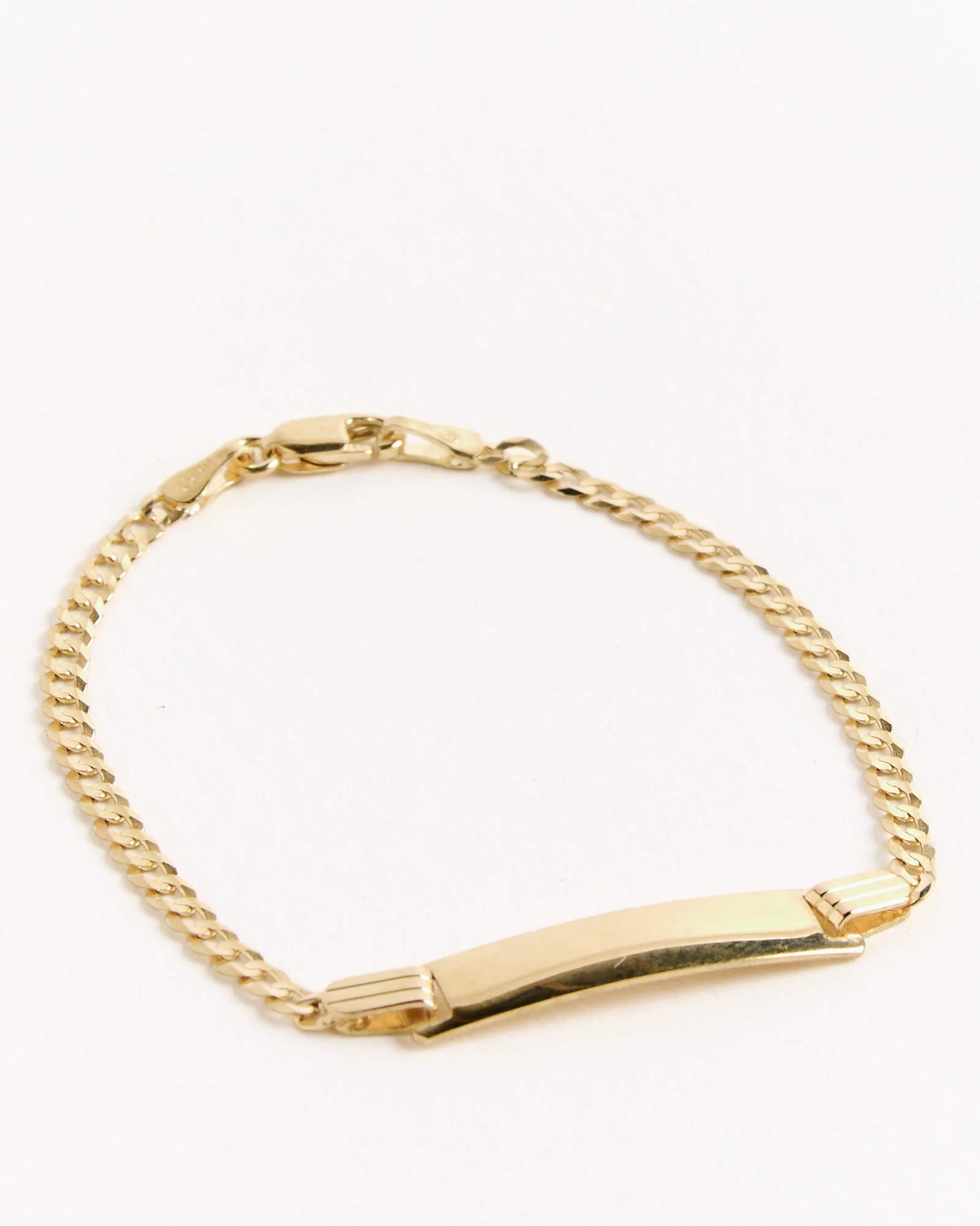 Personalized Cuban Bracelet in 14k Yellow Gold - Image 2
